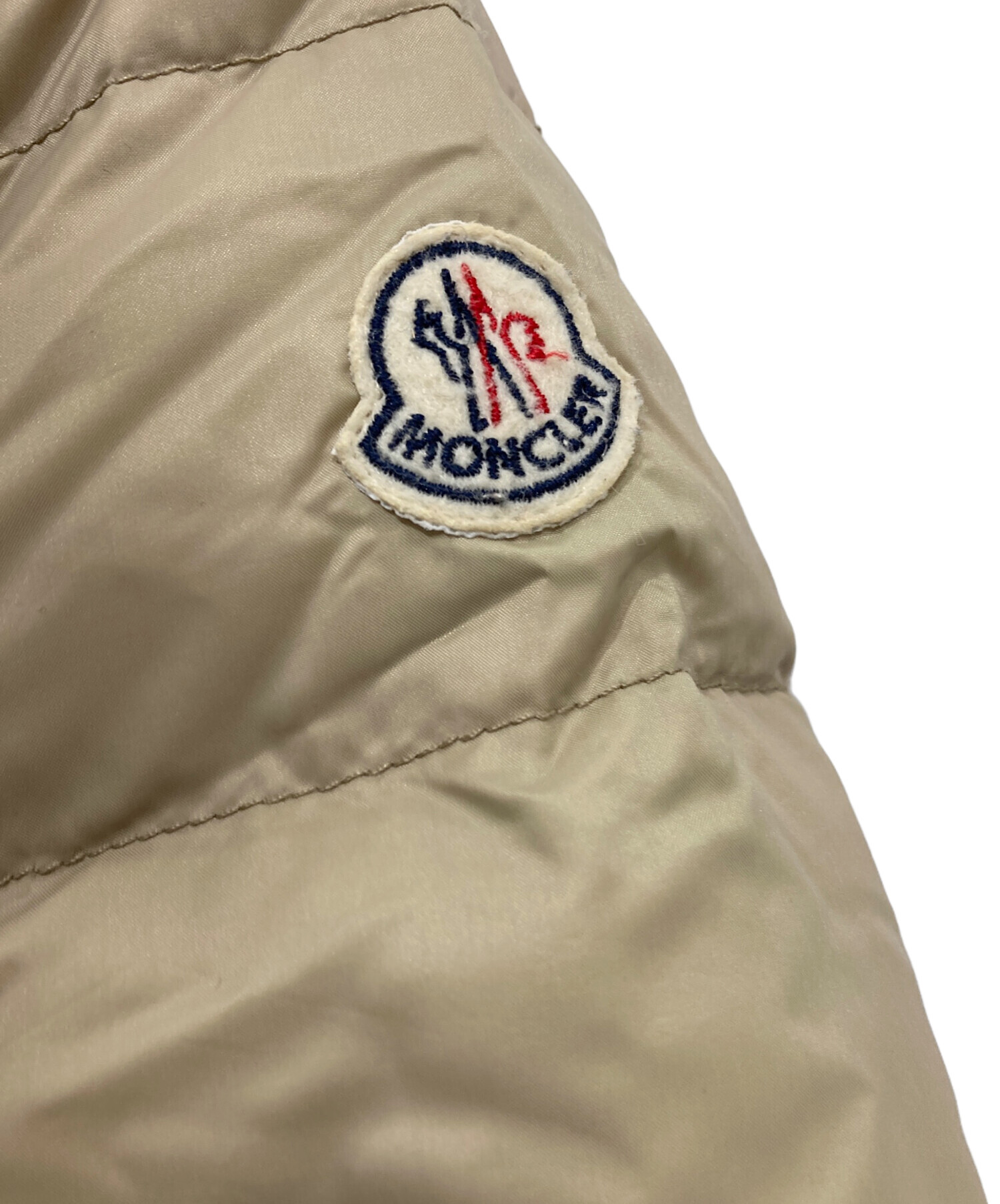 中古・古着通販】MONCLER (モンクレール) ダウンジャケット ベージュ