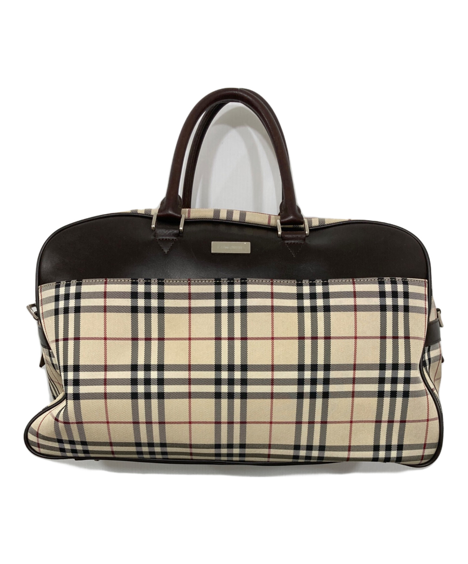 中古・古着通販】BURBERRY (バーバリー) ノヴァチェックボストンバッグ