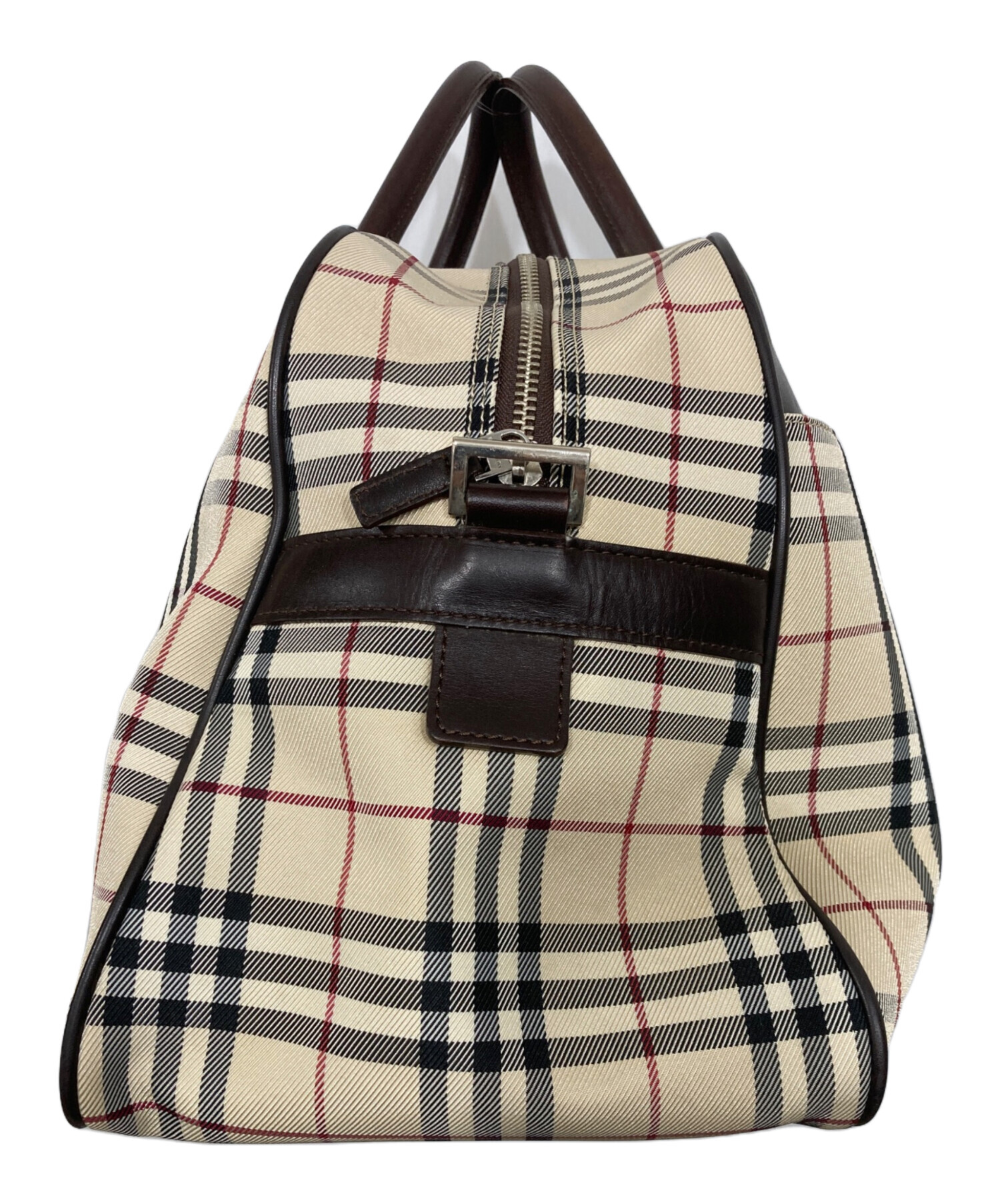 中古・古着通販】BURBERRY (バーバリー) ノヴァチェックボストンバッグ 