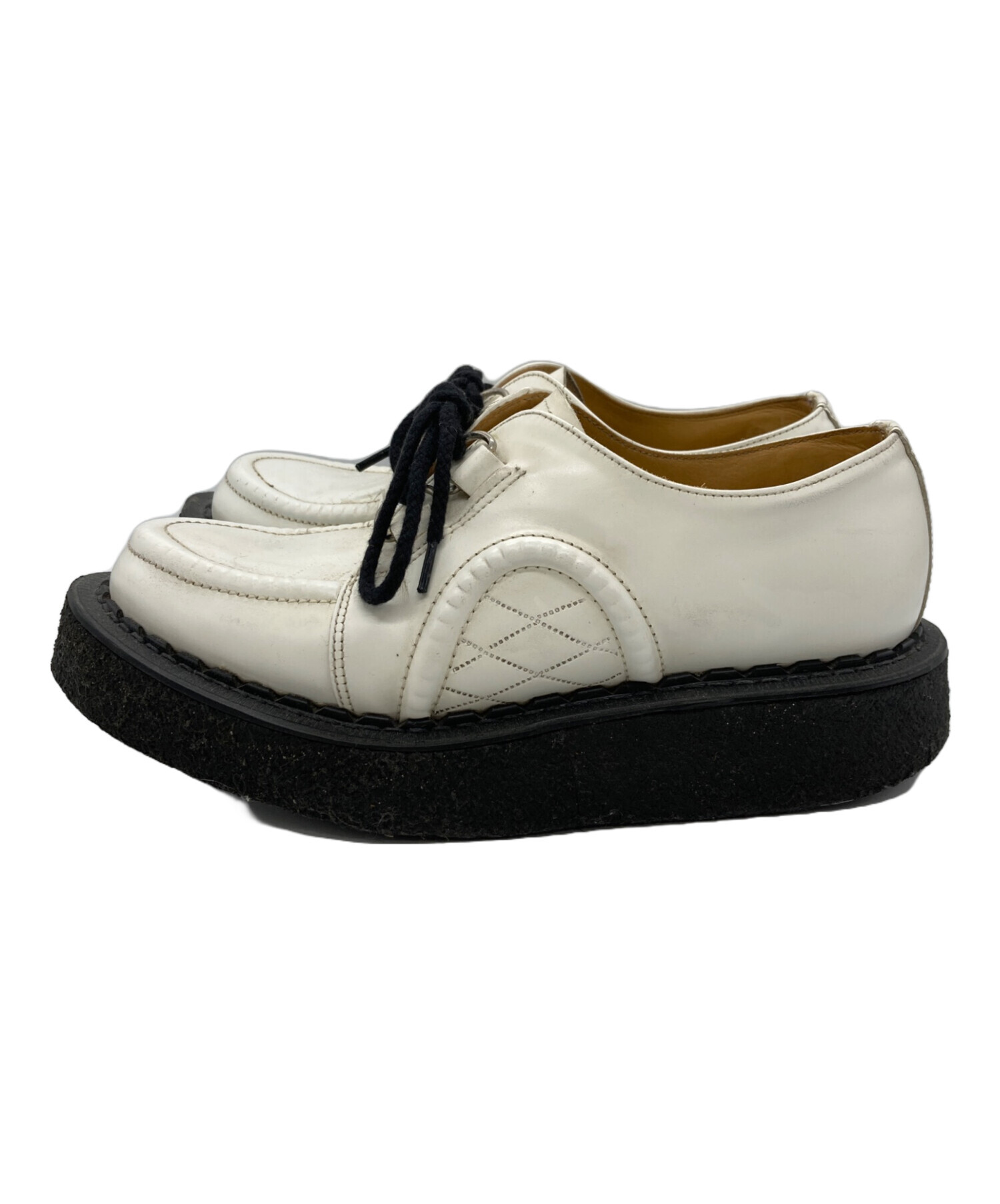 中古・古着通販】GEORGE COX (ジョージコックス) DACE WHITE LEATHER