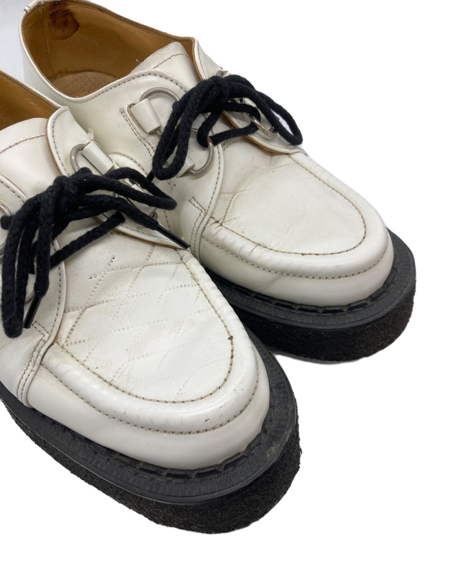 中古・古着通販】GEORGE COX (ジョージコックス) DACE WHITE LEATHER