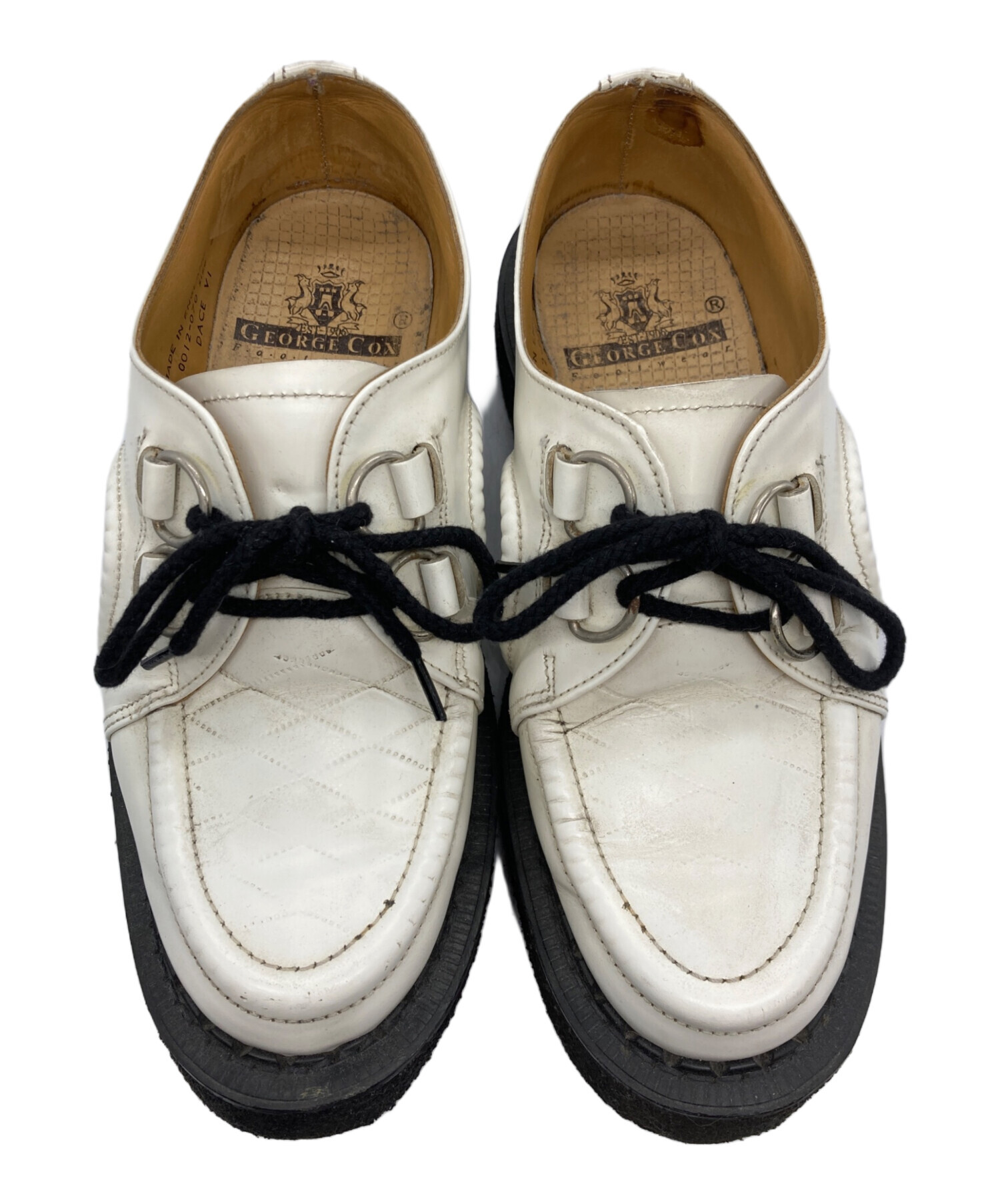 中古・古着通販】GEORGE COX (ジョージコックス) DACE WHITE LEATHER