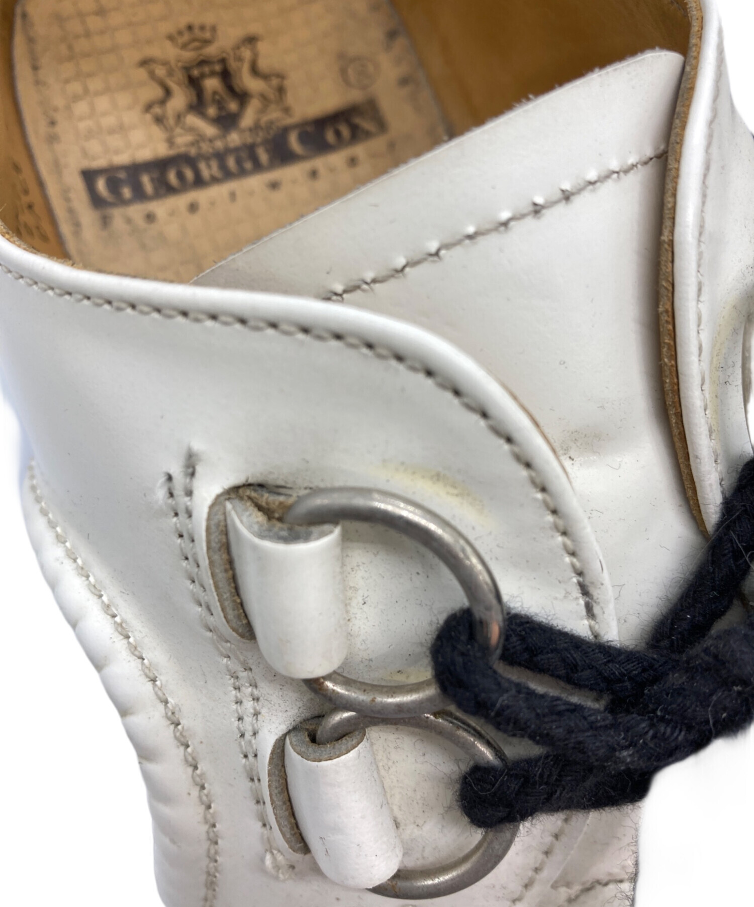 中古・古着通販】GEORGE COX (ジョージコックス) DACE WHITE LEATHER