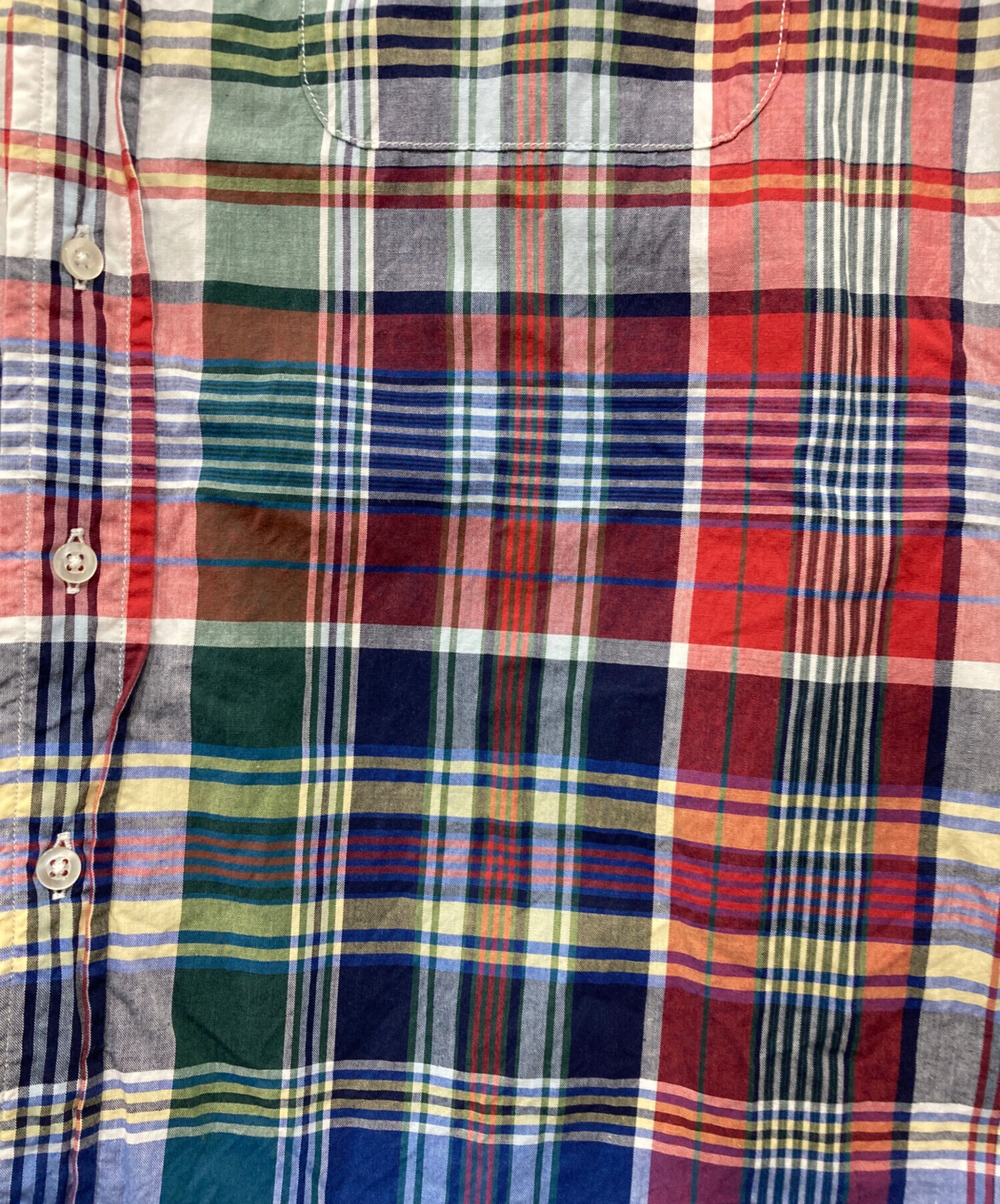 中古・古着通販】CIOTA (シオタ) スビンポプリンマドラスチェックB.D
