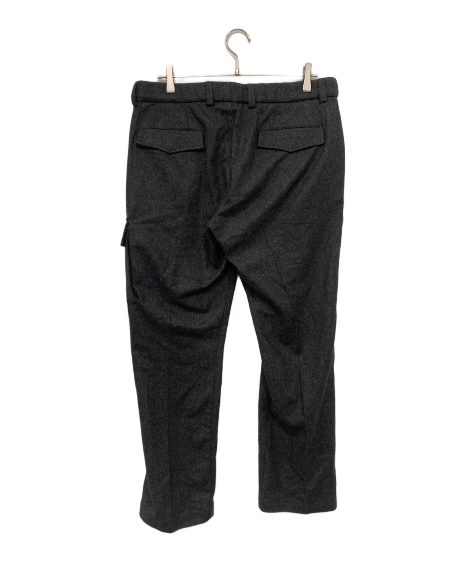 中古 モンクレール ナイロン パンツ メンズ グレー系 サイズ46 