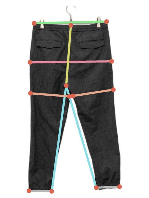 中古・古着通販】Dior (ディオール) ジップジョガーパンツ グレー
