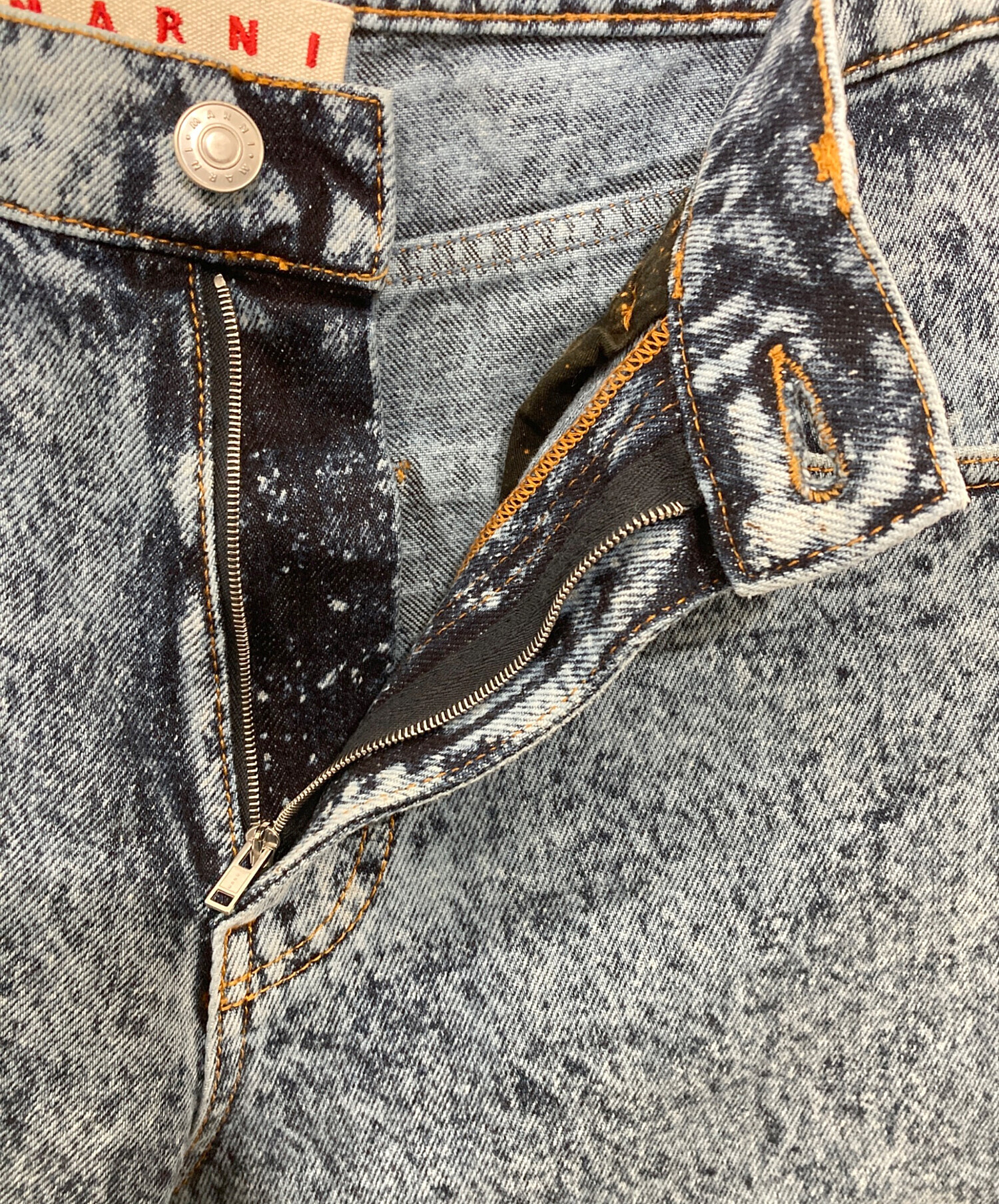 中古・古着通販】MARNI (マルニ) ケミカルウォッシュ デニムパンツ