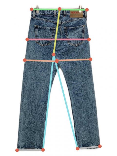 Marni ケミカルウォッシュ　ジーンズ 中古・古着通販】MARNI (マルニ) ケミカルウォッシュ デニムパンツ