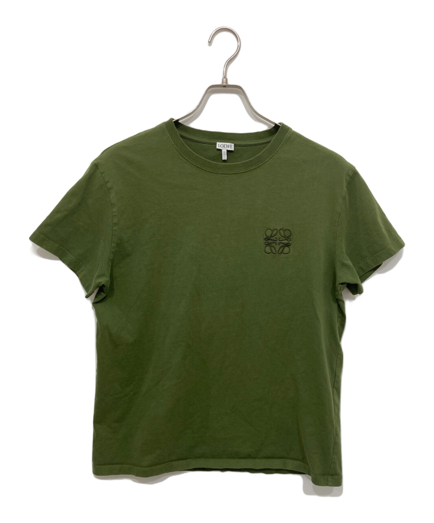 LOEWE ロエベ　アナグラム　Tシャツ　カーキ 中古・古着通販】LOEWE (ロエベ) Anaglam Tee/アナグラム刺繍Tシャツ