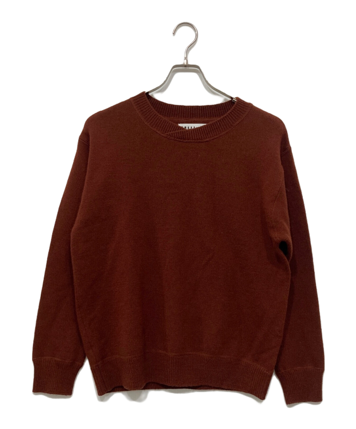 中古・古着通販】MHL (エムエイチエル) PURE WOOL KNIT ブラウン 