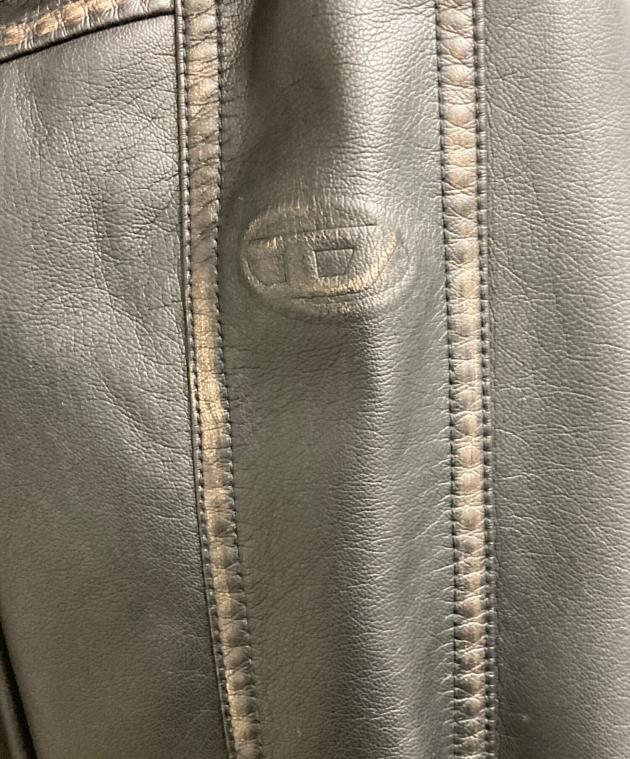中古・古着通販】DIESEL (ディーゼル) J-AKE フェイクレザージャケット