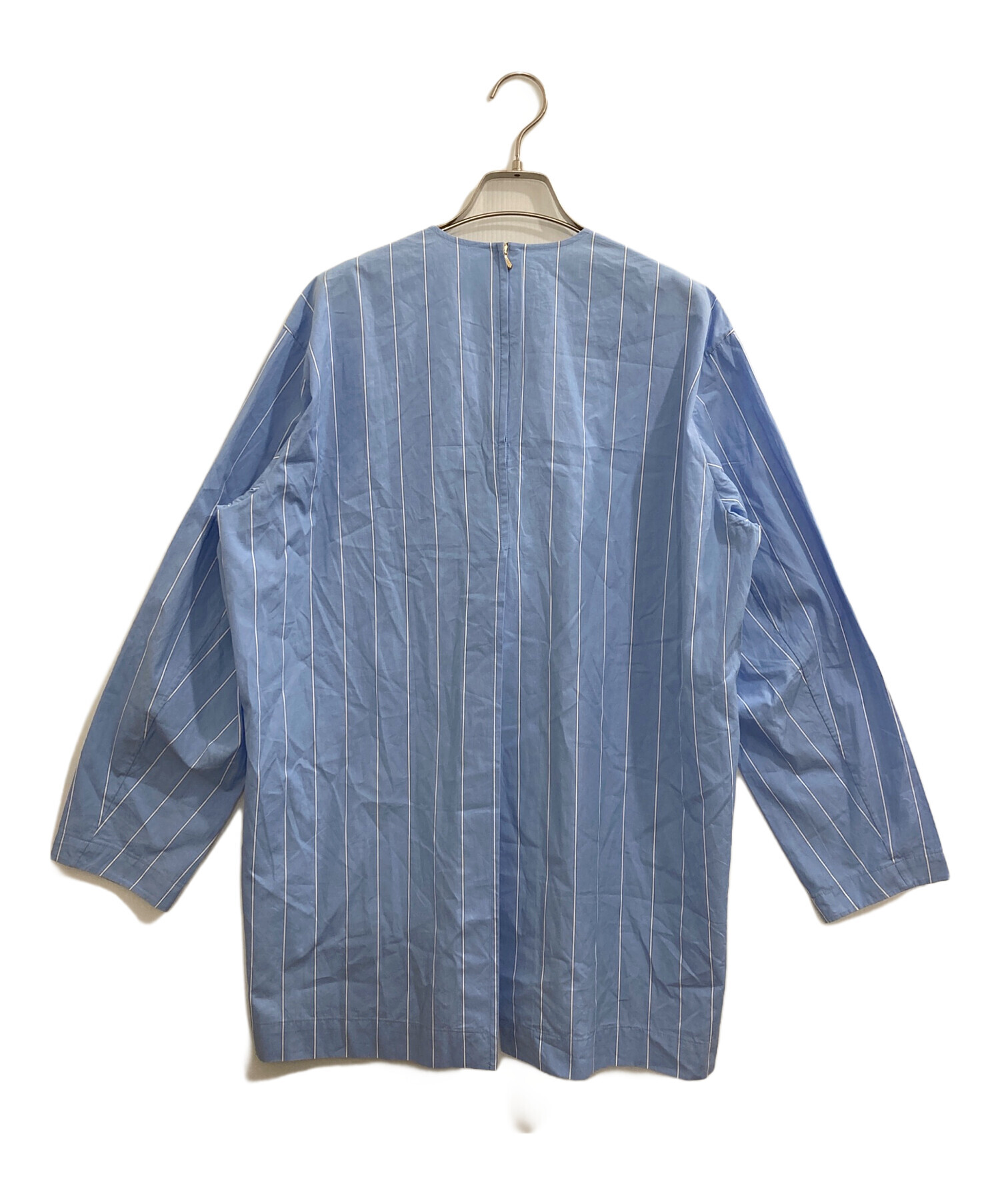 中古・古着通販】BLAMINK (ブラミンク) R C STRIPE CN LSL BL ブルー 
