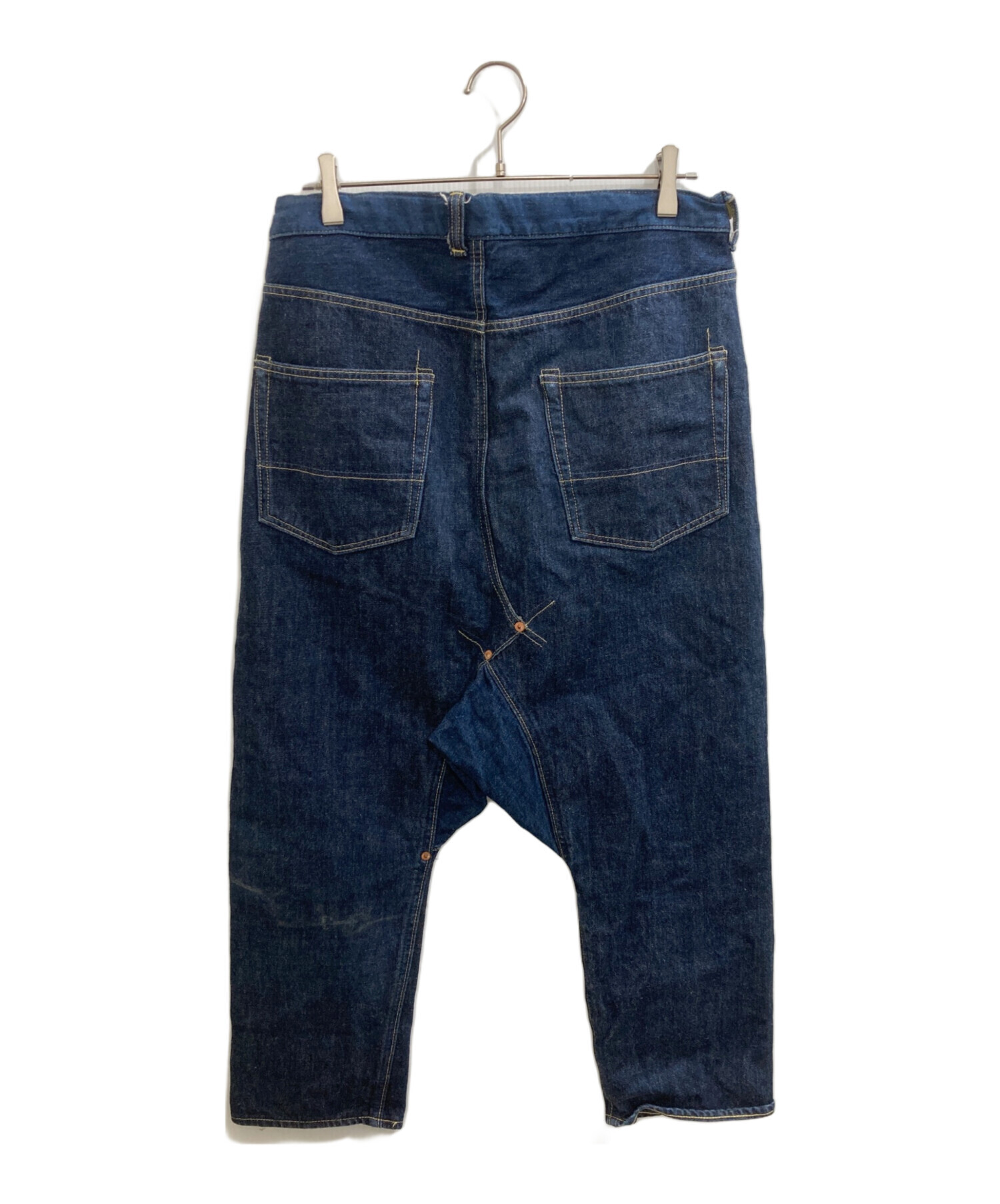 中古・古着通販】GANRYU (ガンリュウ) デニムサルエルパンツ