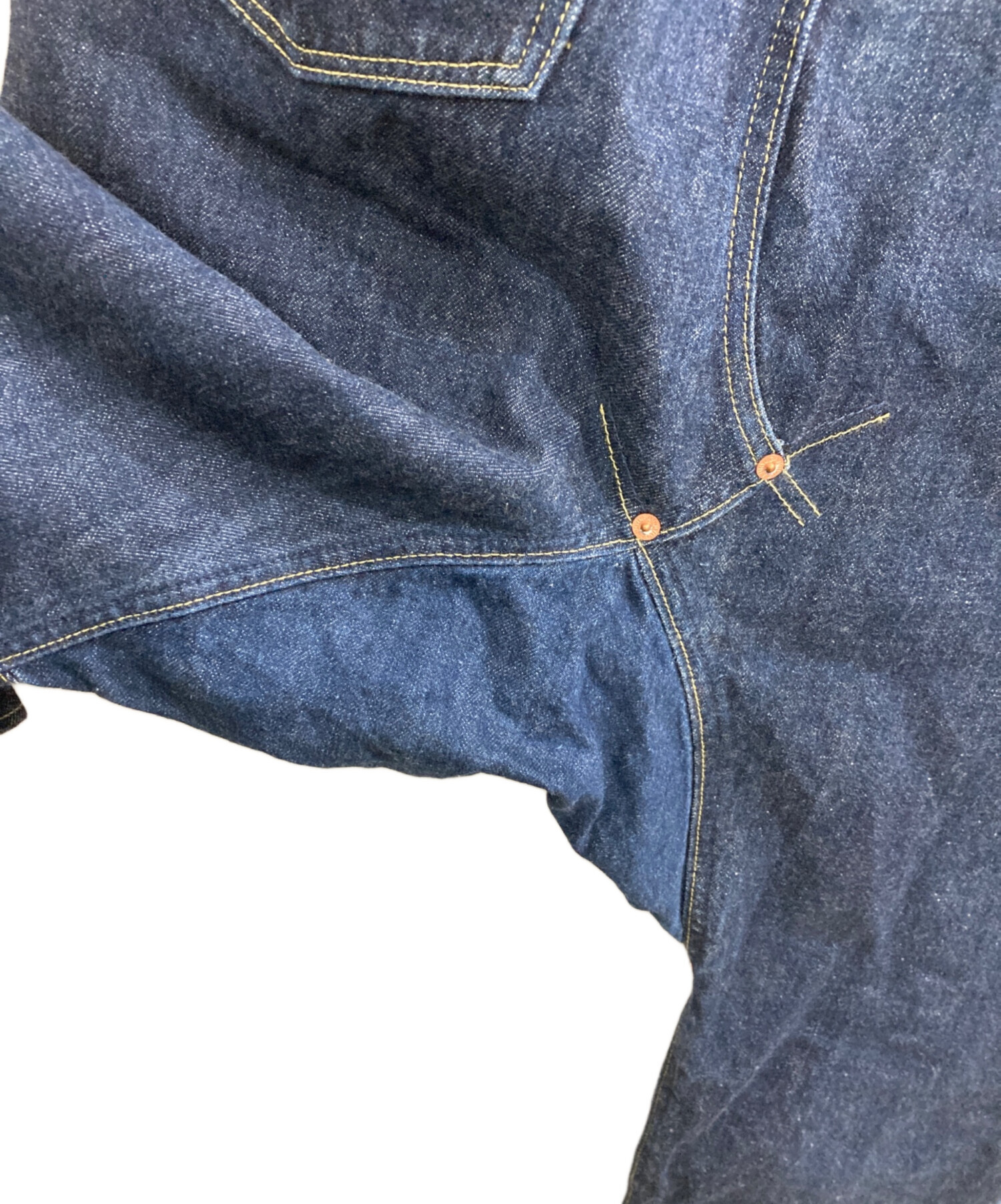 中古・古着通販】GANRYU (ガンリュウ) デニムサルエルパンツ