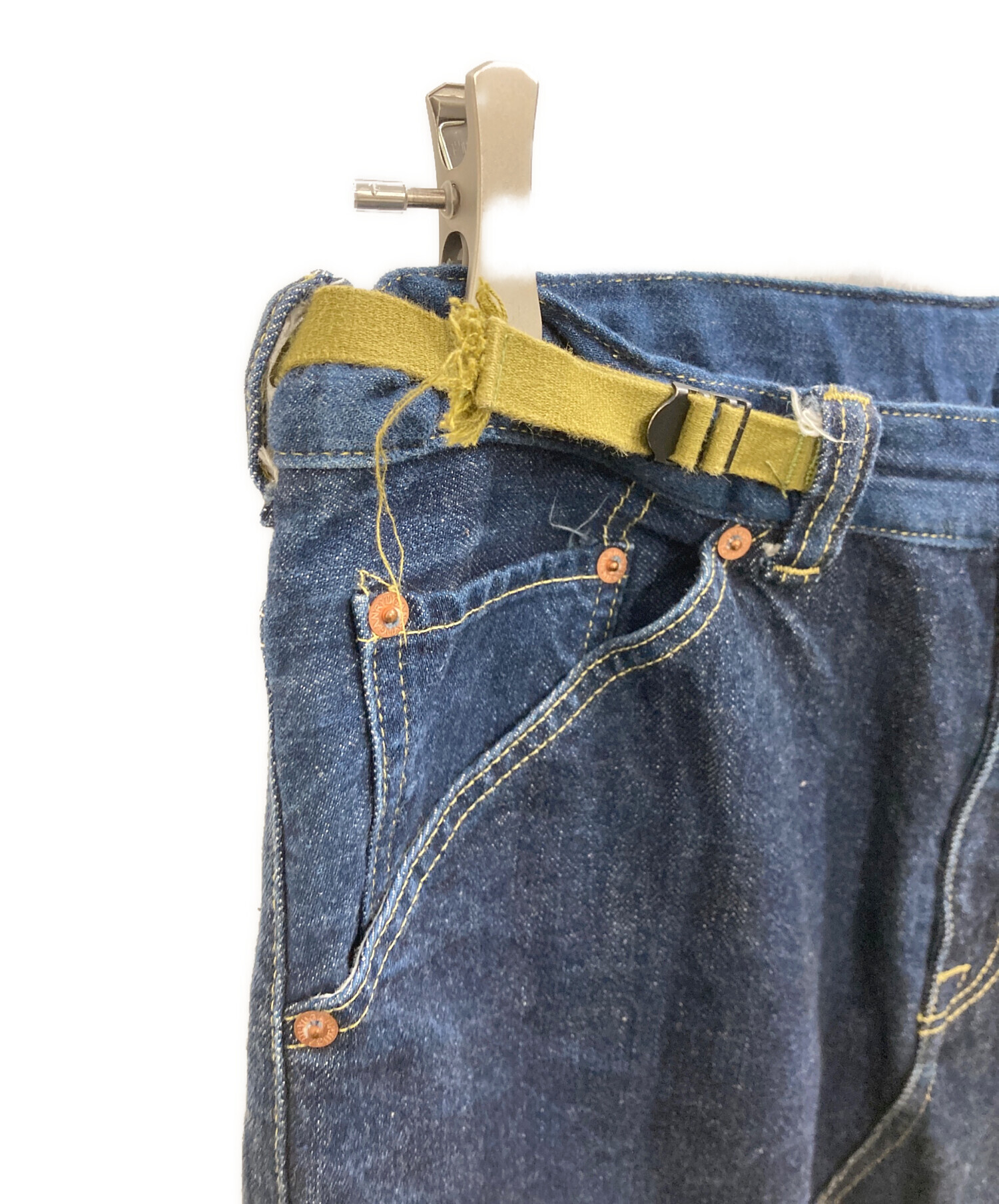 中古・古着通販】GANRYU (ガンリュウ) デニムサルエルパンツ