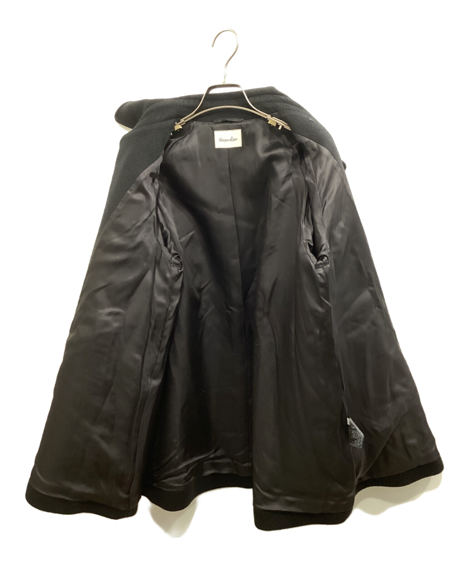steven alan ブラック レザーコート M