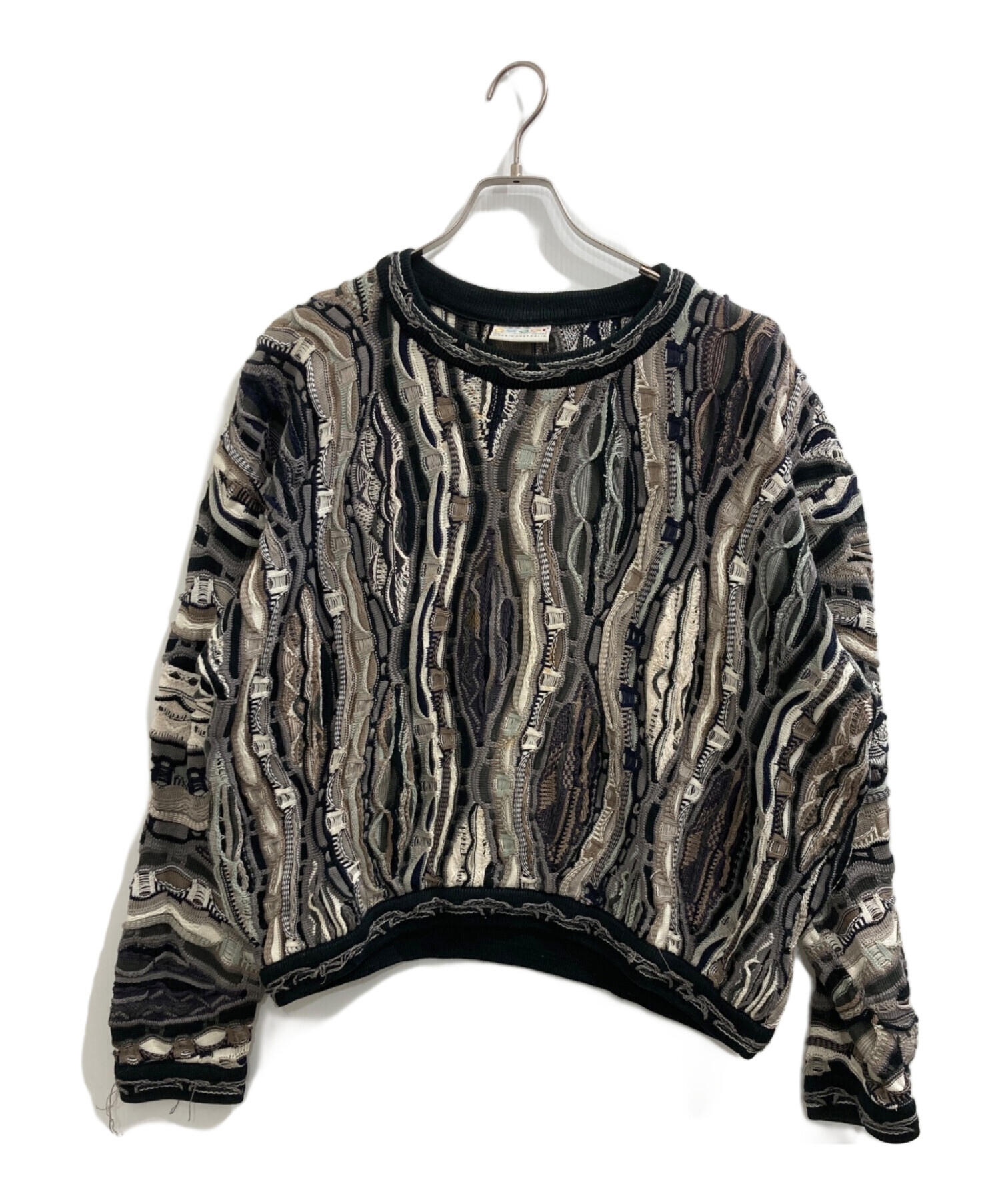 中古・古着通販】Coogi (クージー) 3Dニット マルチカラー サイズ:XL