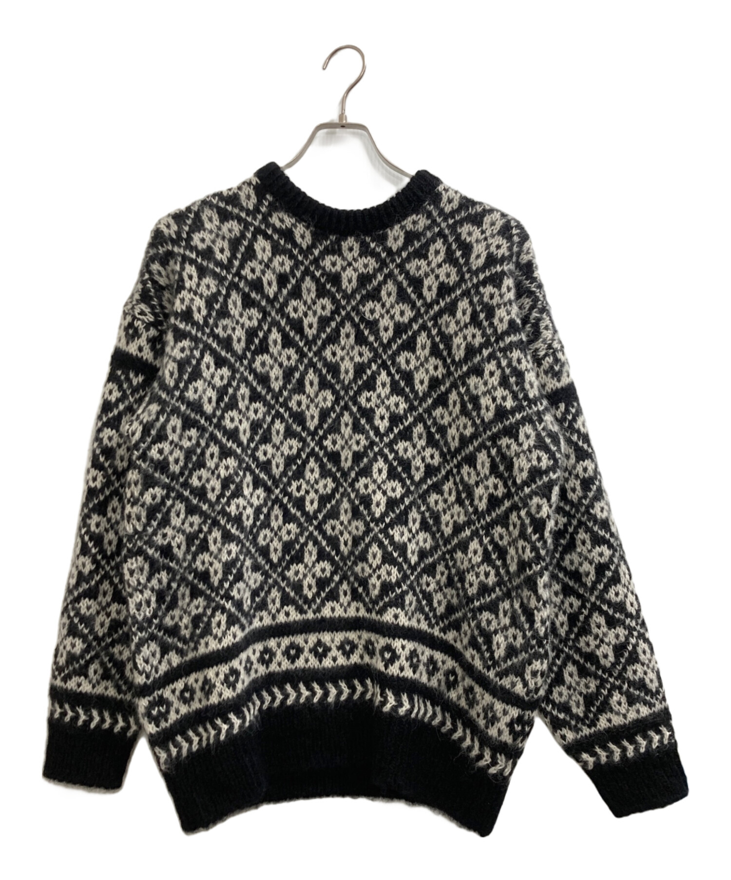 中古・古着通販】BATONER (バトナ―) MOHAIR LATOVIAN CREW NECK/モヘア