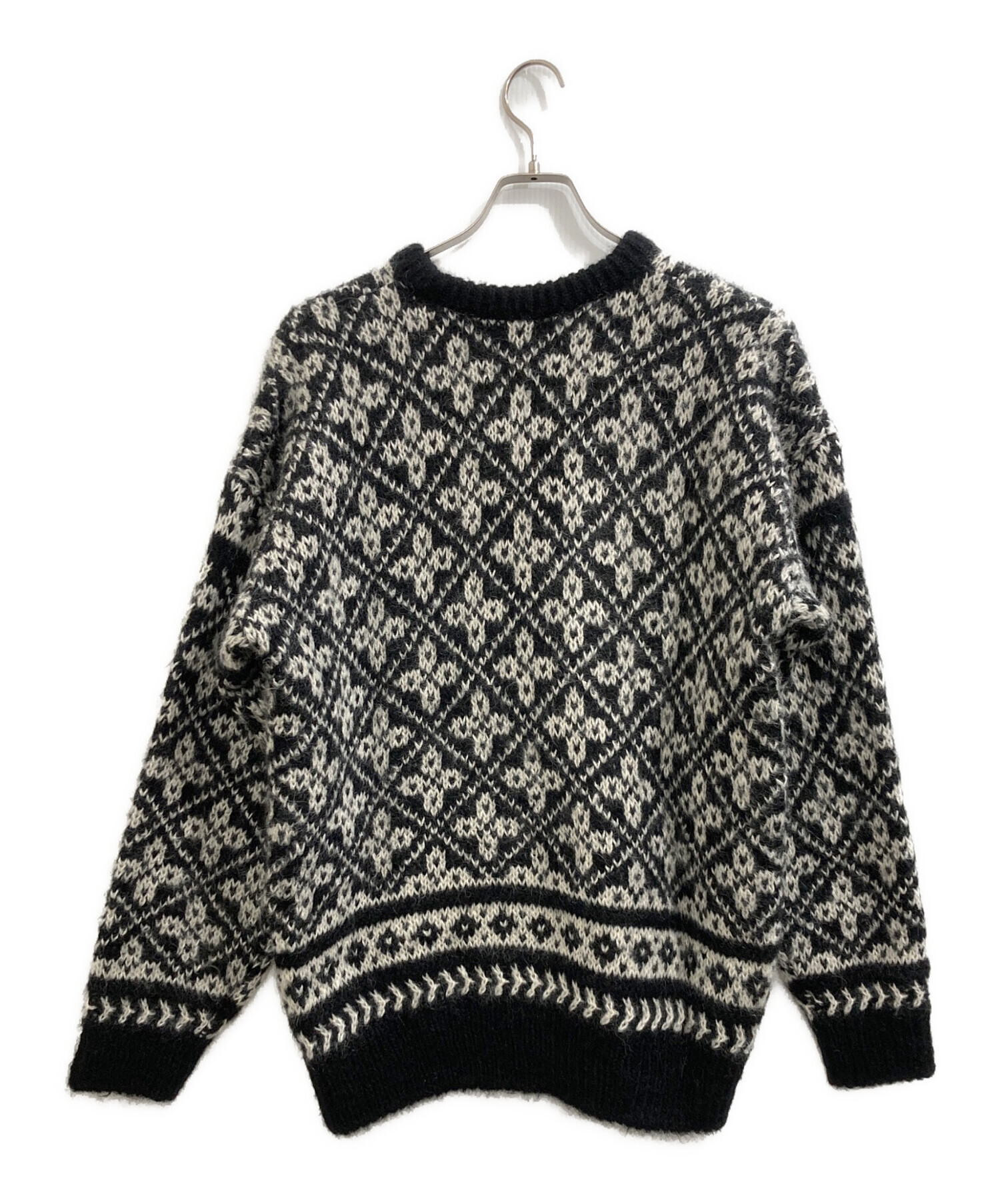 中古・古着通販】BATONER (バトナ―) MOHAIR LATOVIAN CREW NECK/モヘア