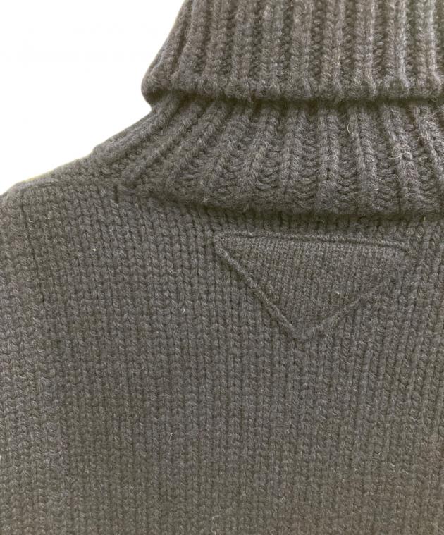 中古・古着通販】PRADA (プラダ) シェットランド タートルネックニット