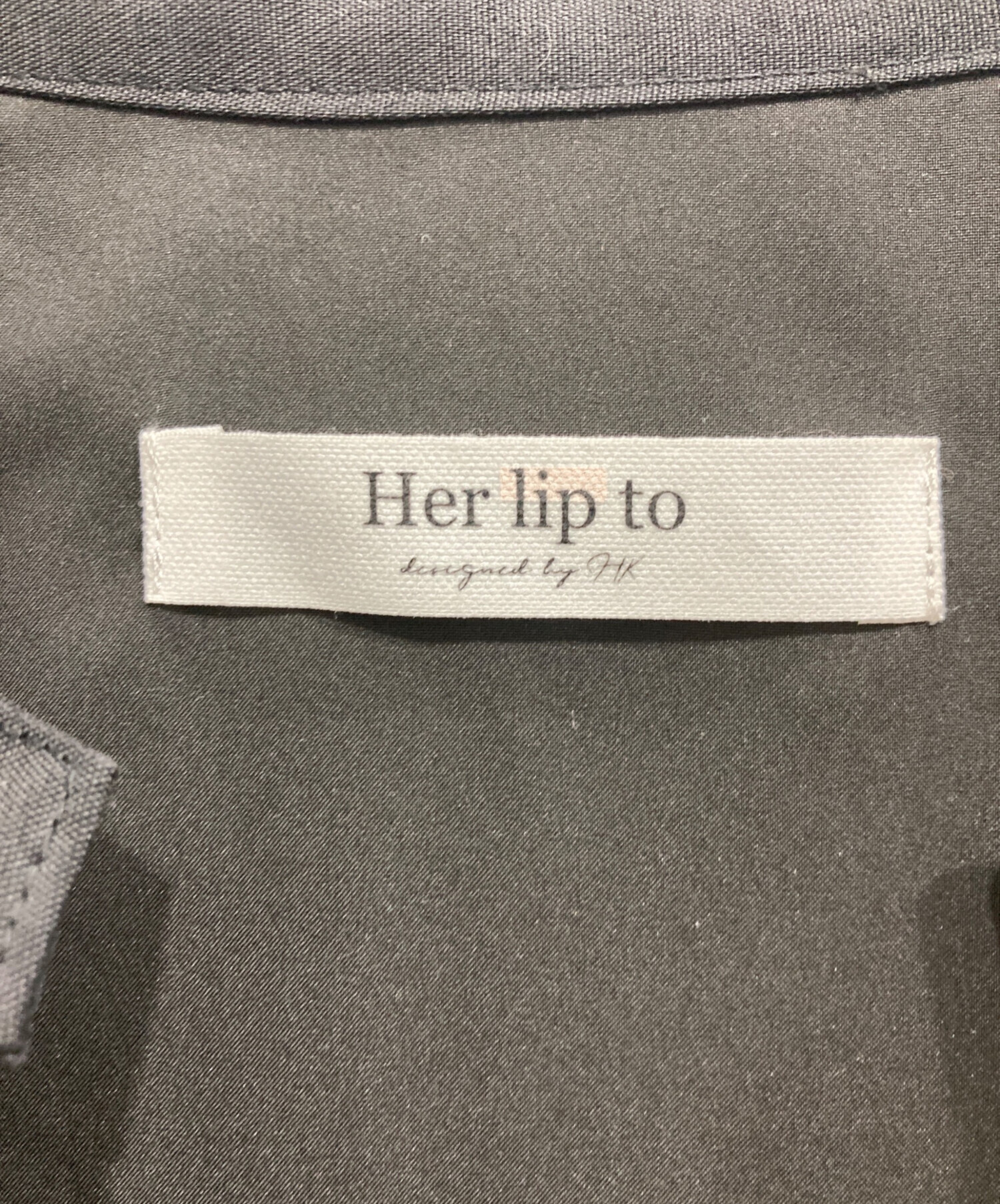ワンピース herlipto Embroidery Poplin Mini Dress 中古・古着通販】HER LIP TO (ハーリップトゥ) Embroidery Poplin Mini