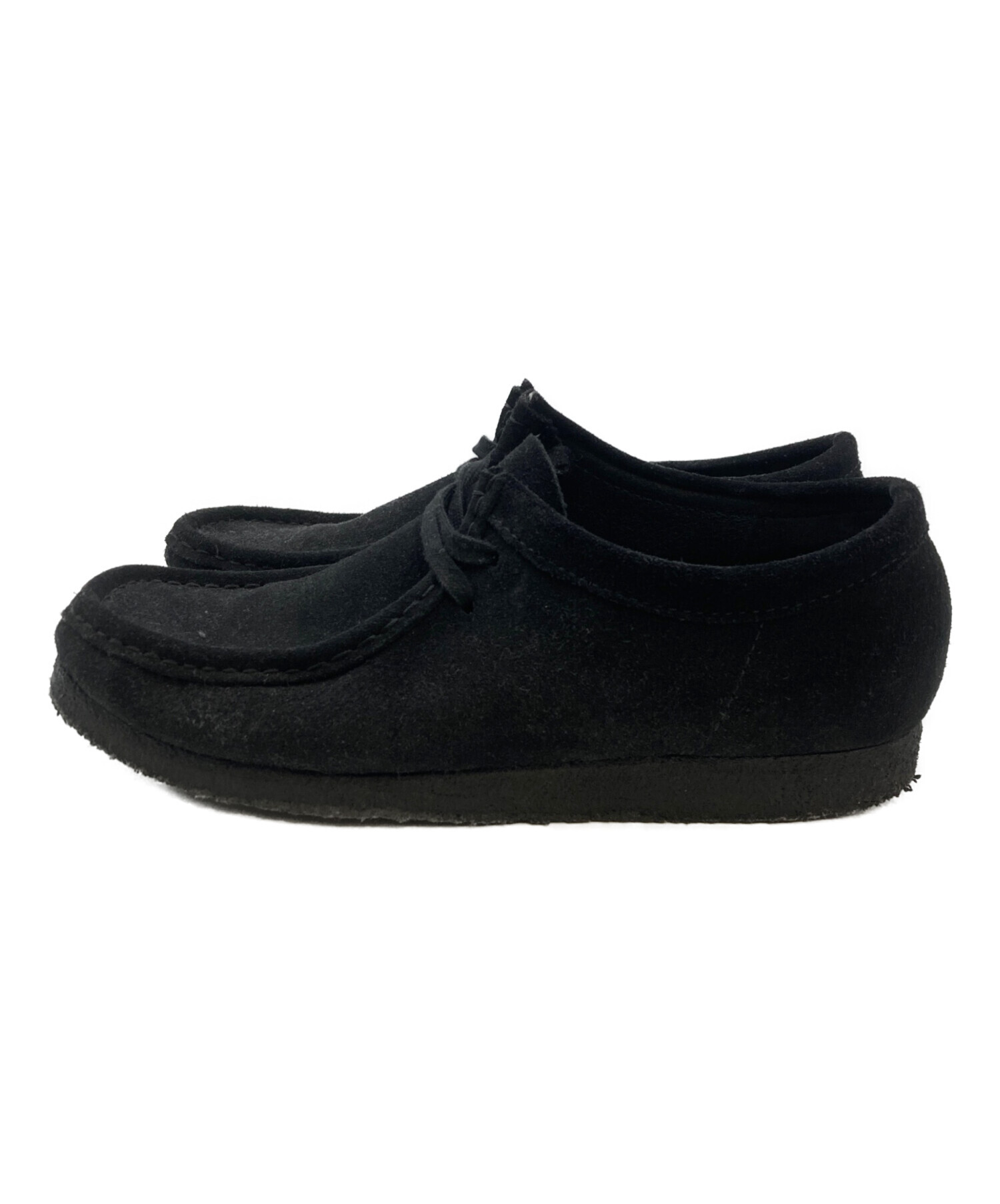 中古・古着通販】CLARKS (クラークス) ワラビーシューズ ブラック 