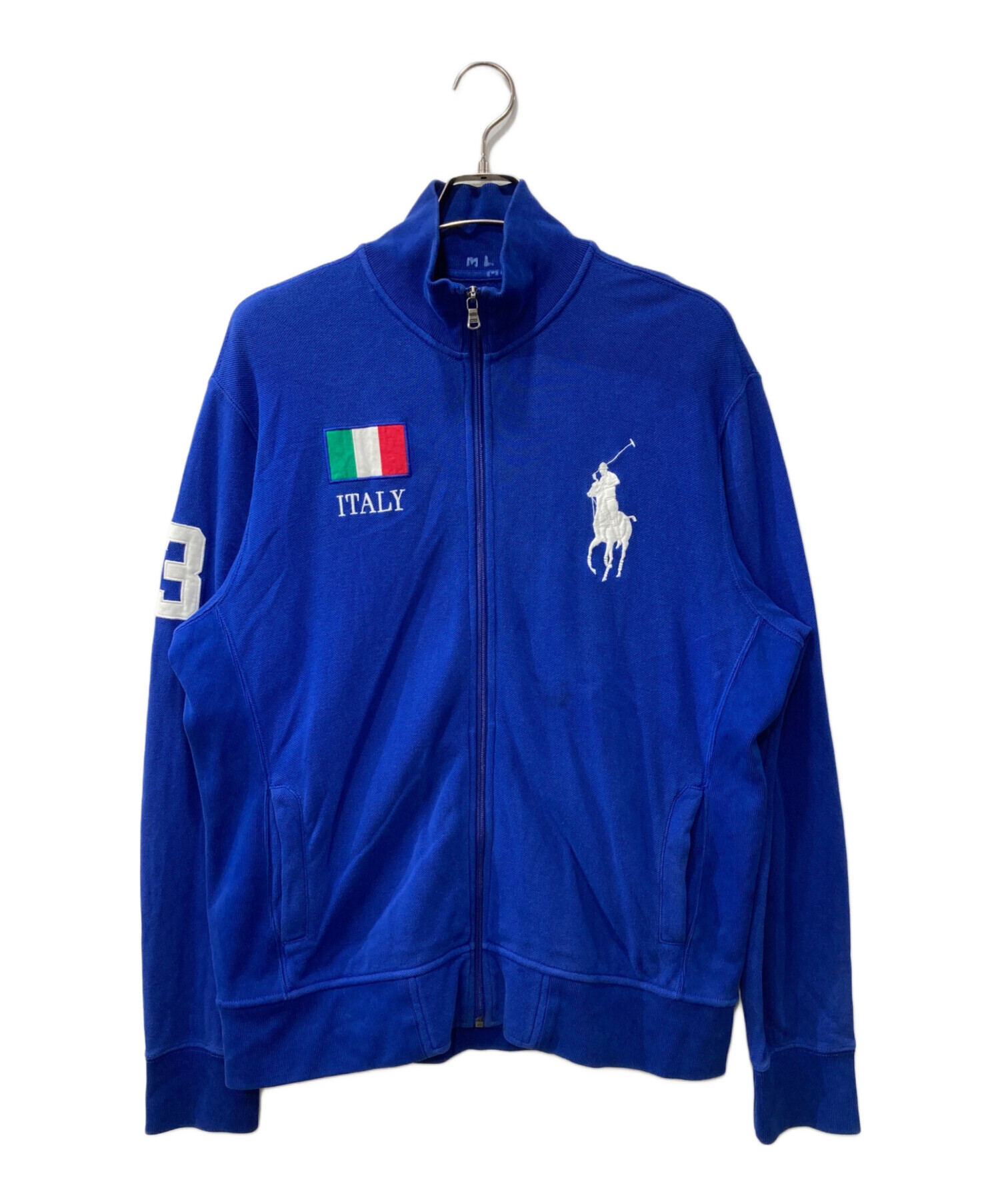 ラルフローレンビックポニートラックジャケットy2k archive イタリア　青 中古・古着通販】POLO RALPH LAUREN (ポロ・ラルフローレン) ITALY