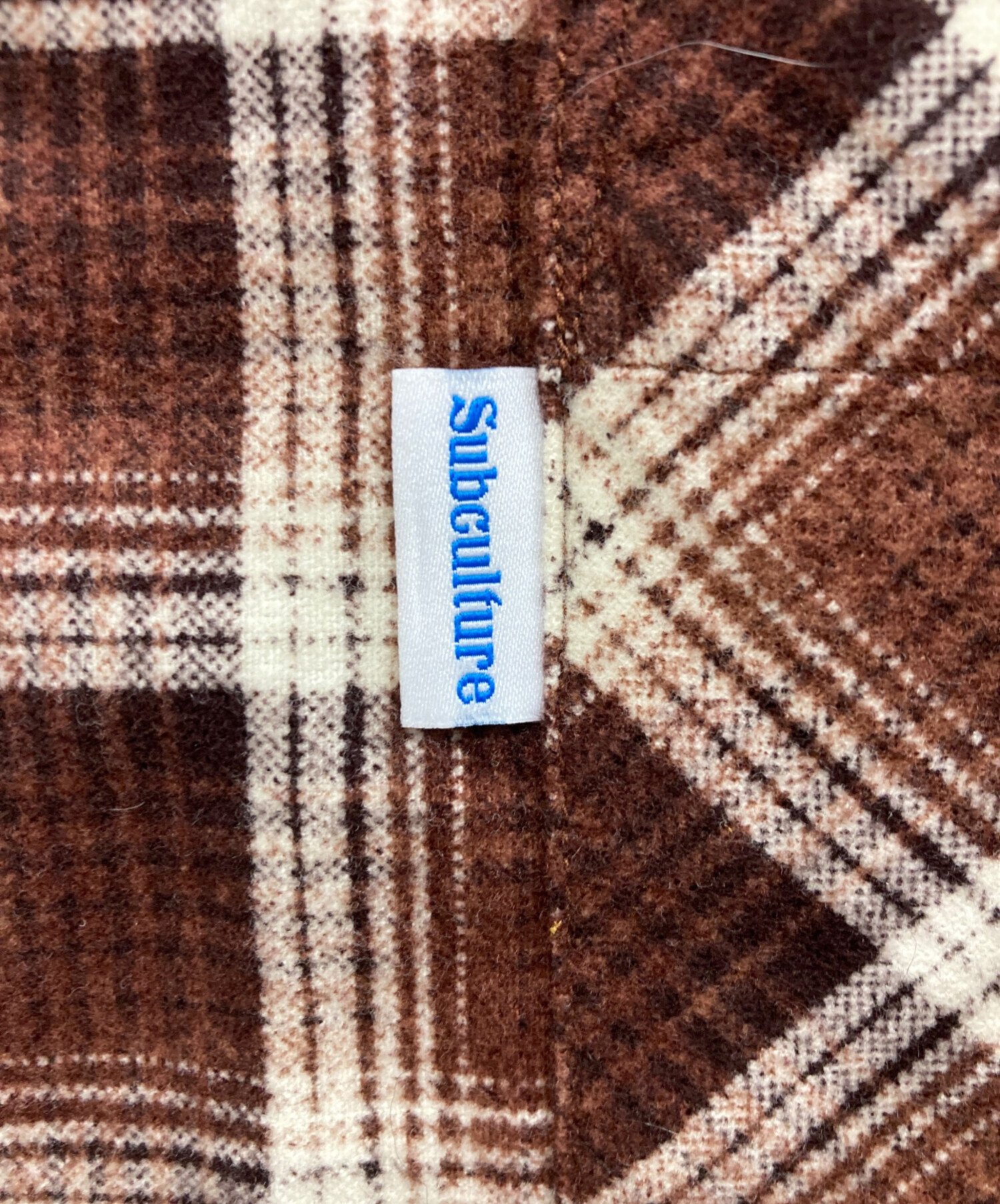 中古・古着通販】Subculture (サブカルチャー) COTTON CHECK SHIRT