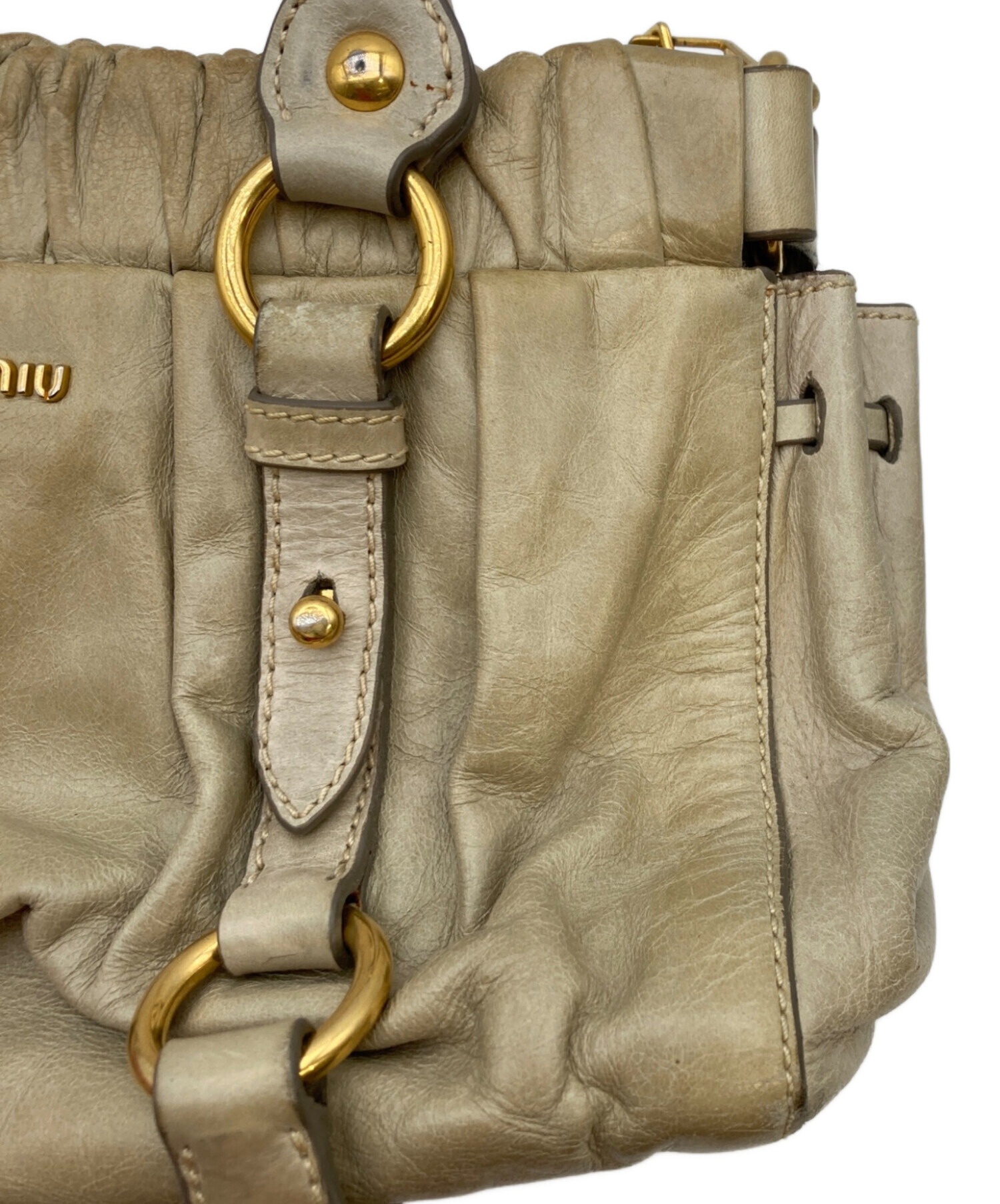 中古・古着通販】MIU MIU (ミュウミュウ) VITELLO LUX 2WAY BAG