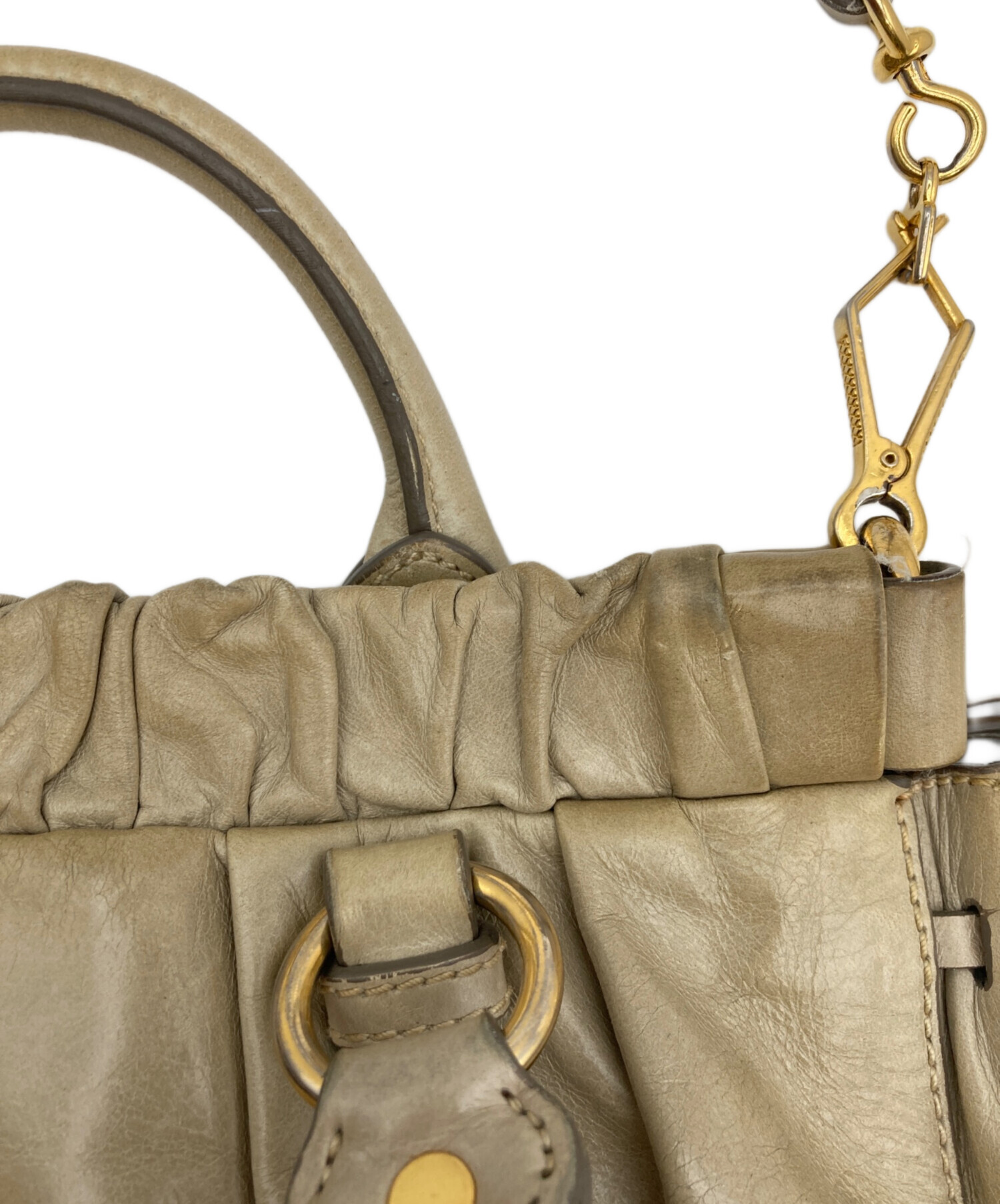 中古・古着通販】MIU MIU (ミュウミュウ) VITELLO LUX 2WAY BAG