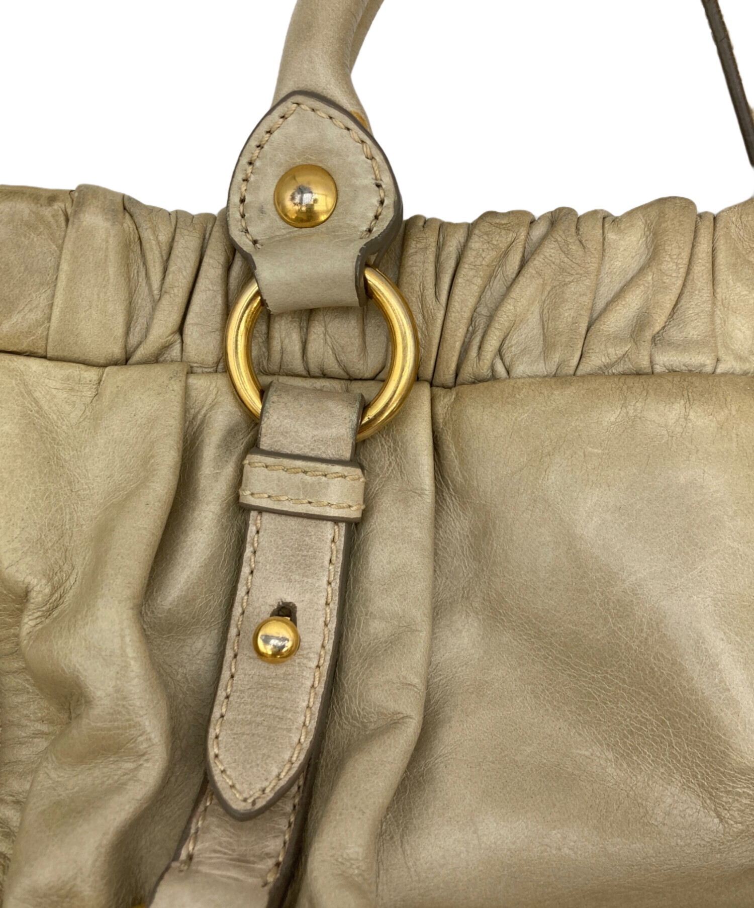 中古・古着通販】MIU MIU (ミュウミュウ) VITELLO LUX 2WAY BAG