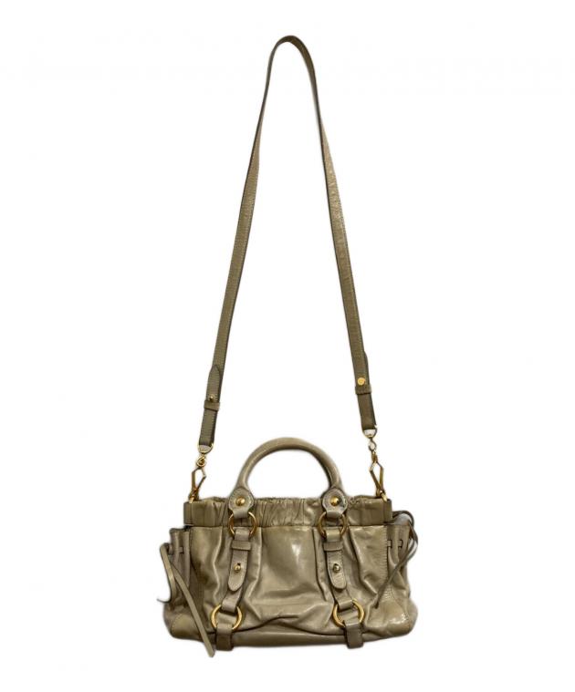 中古・古着通販】MIU MIU (ミュウミュウ) VITELLO LUX 2WAY BAG