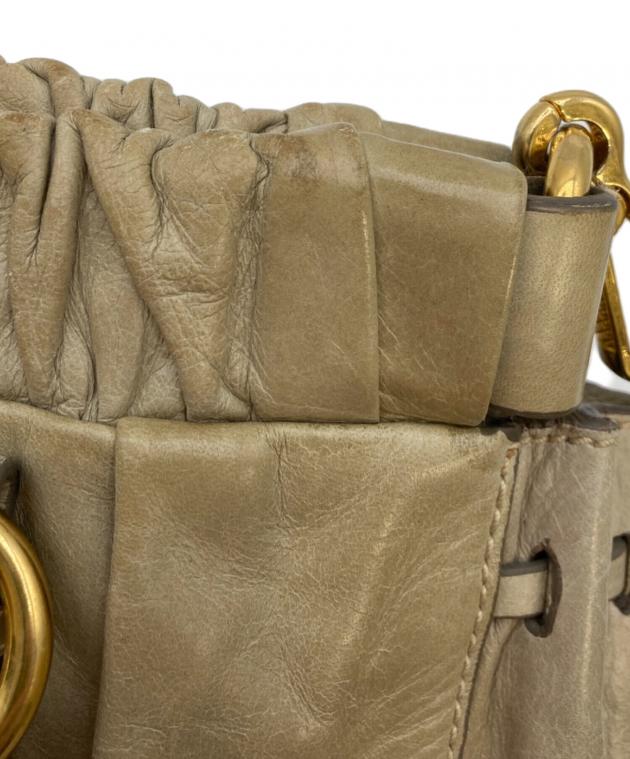 中古・古着通販】MIU MIU (ミュウミュウ) VITELLO LUX 2WAY BAG 中古・古着通販】MIU MIU (ミュウミュウ) VITELLO LUX 2WAY BAG