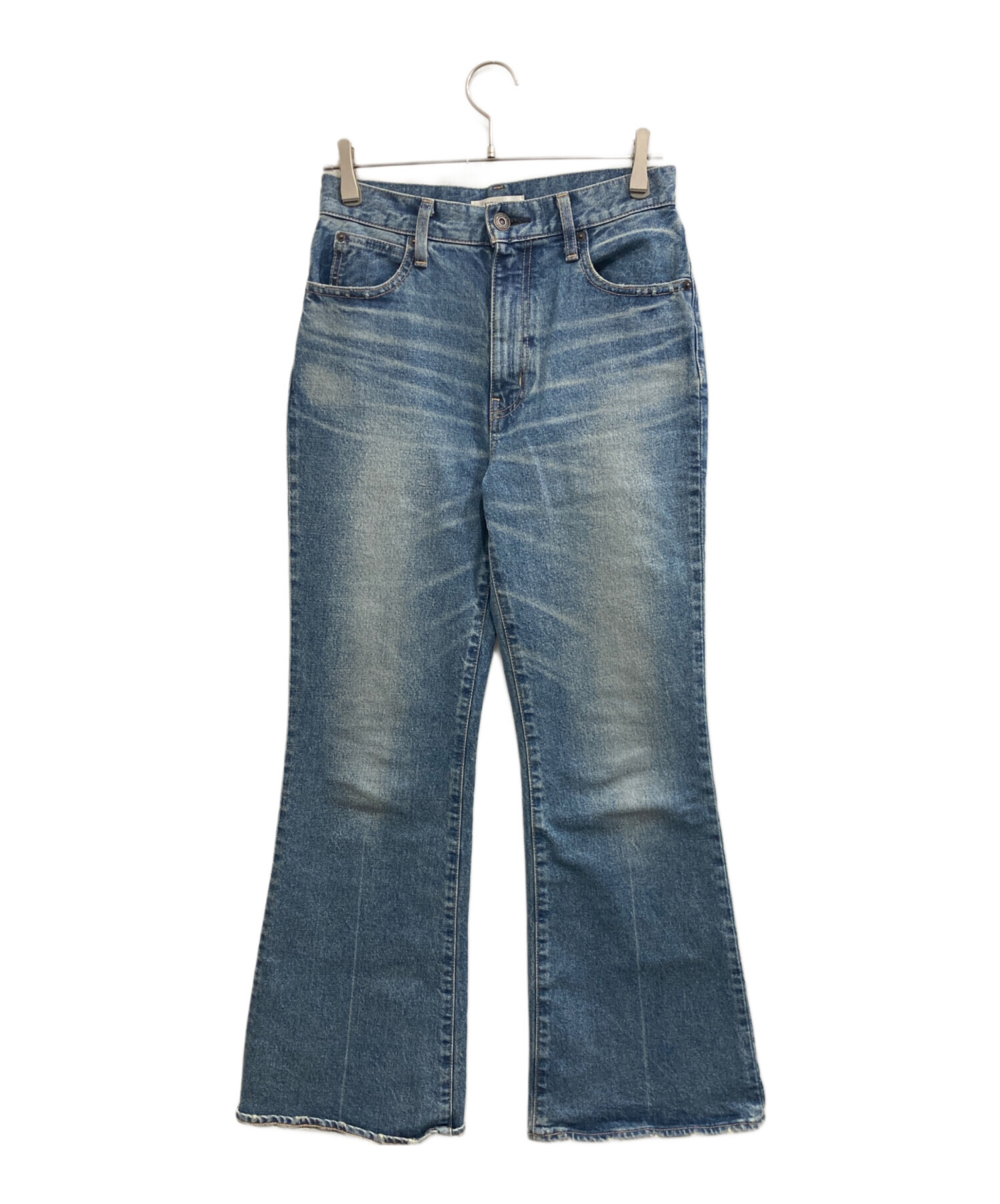 【美品】MOUSSY MVS FLARE インディゴ フレアデニム 24 中古・古着通販】moussy (マウジー) MVS FLARE フレアデニム