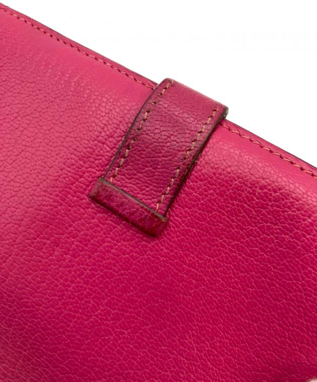 中古・古着通販】HERMES (エルメス) ベアン 長財布 ピンク｜ブランド