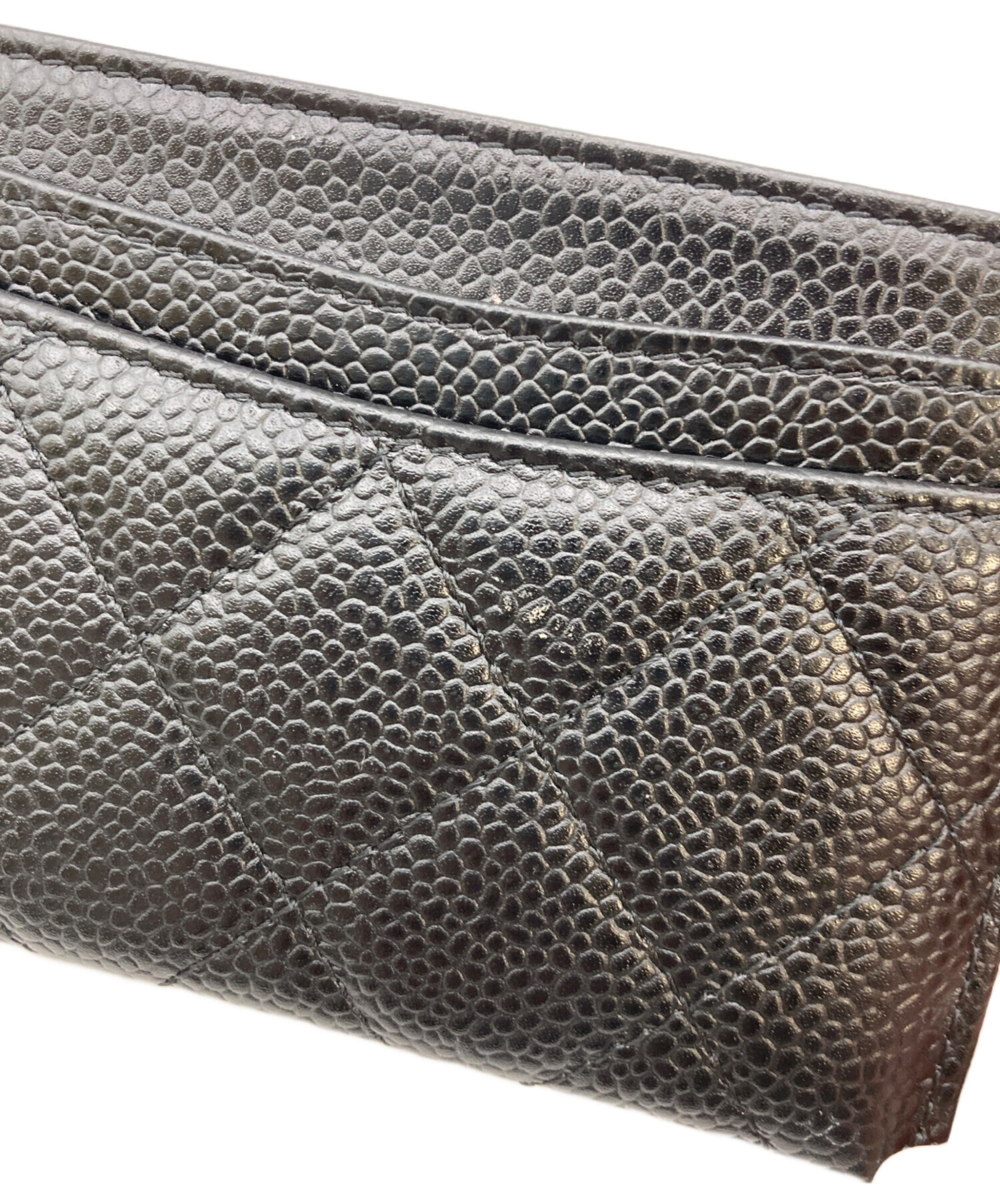 中古・古着通販】CHANEL (シャネル) マトラッセ キャビアスキン カード