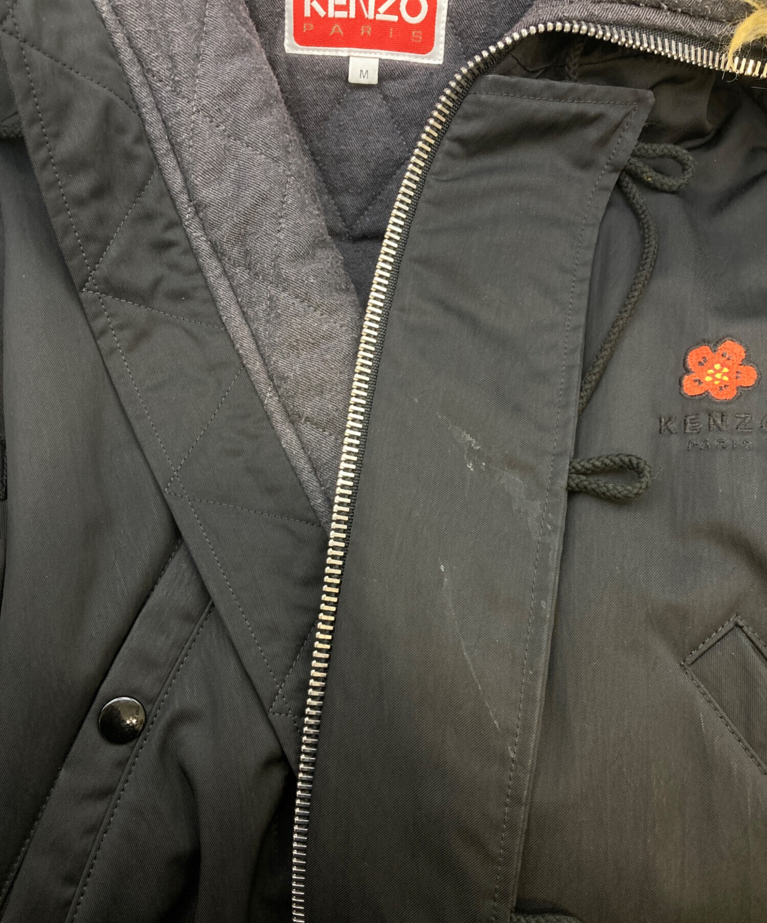 中古・古着通販】KENZO (ケンゾー) SHORT PARKA BOKE FLOWER/ショート