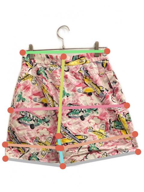 CHANEL ピンク ショートパンツ 中古・古着通販】CHANEL (シャネル) 飛行機柄ショートパンツ ピンク