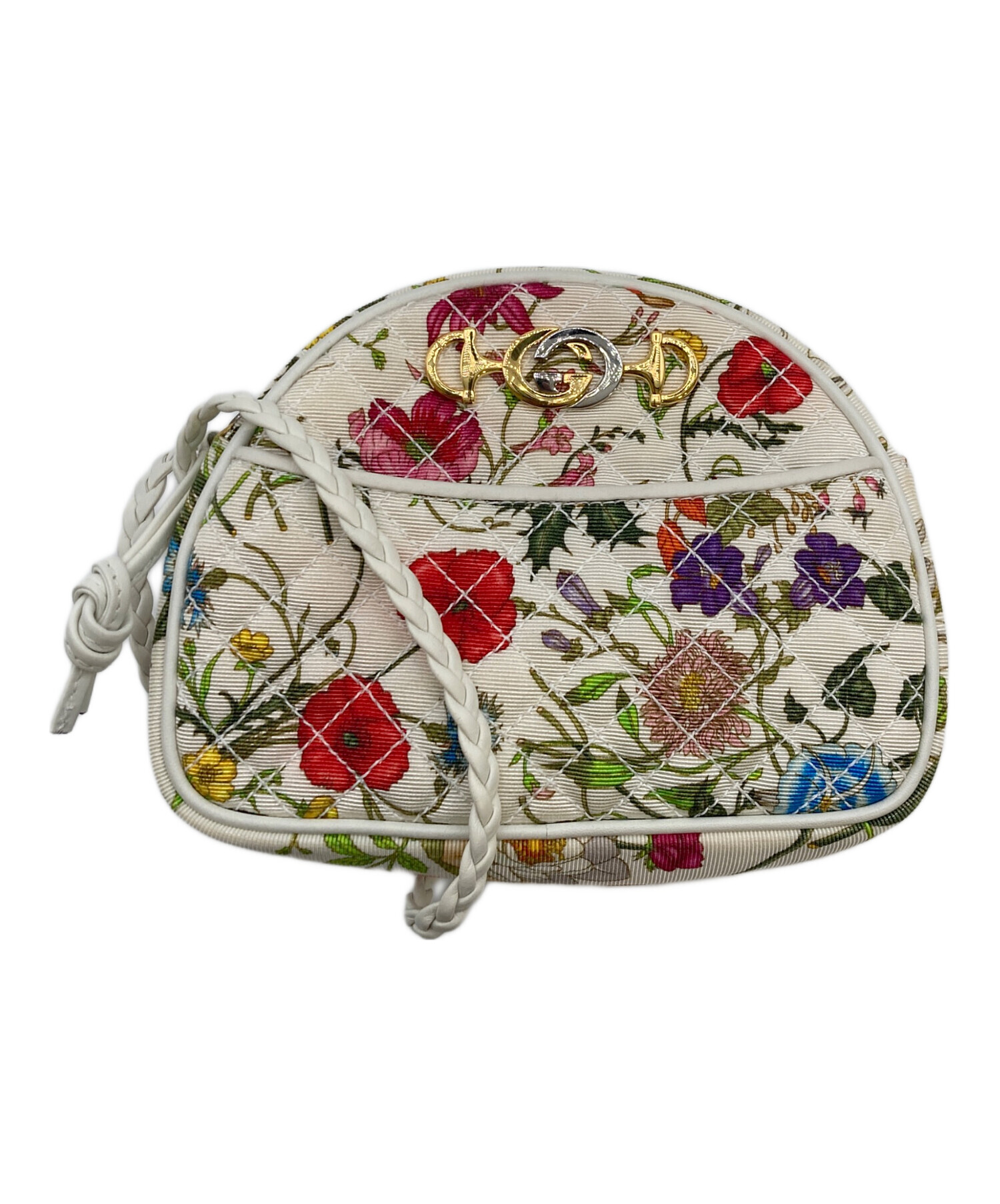 中古・古着通販】GUCCI (グッチ) フローラ ミニショルダーバッグ 