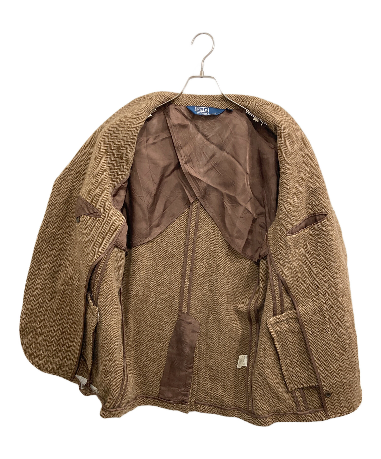 ラルフローレン☆古着　レトロなウールジャケット　ヴィンテージ　ヘリンボーン 中古・古着通販】POLO RALPH LAUREN (ポロ・ラルフローレン) ウール
