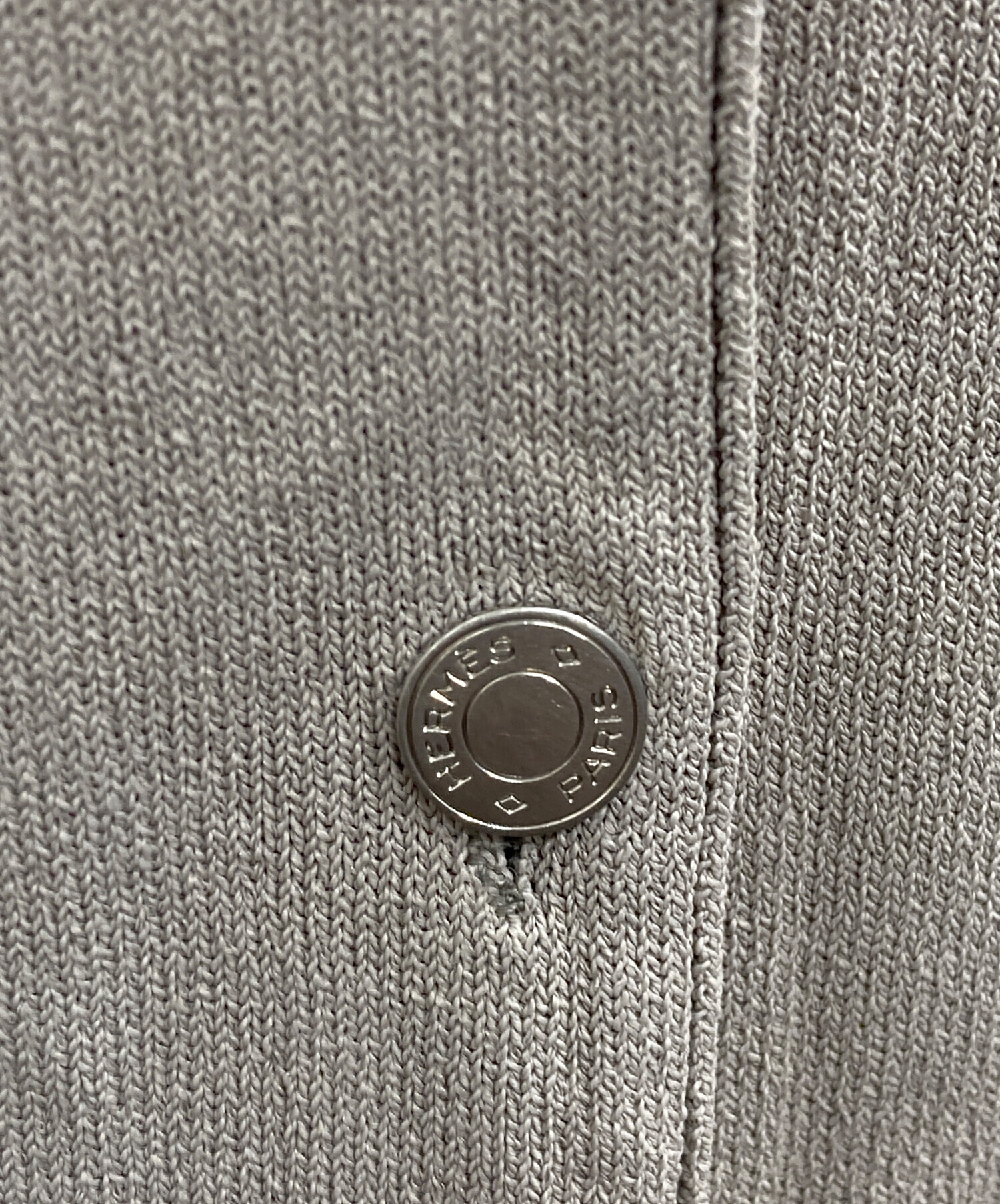 中古・古着通販】HERMES (エルメス) セリエボタンカーディガン