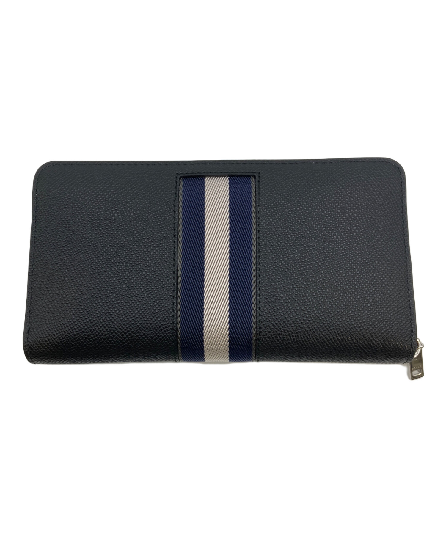 中古・古着通販】BALLY (バリー) ラウンドファスナー長財布 ブラック