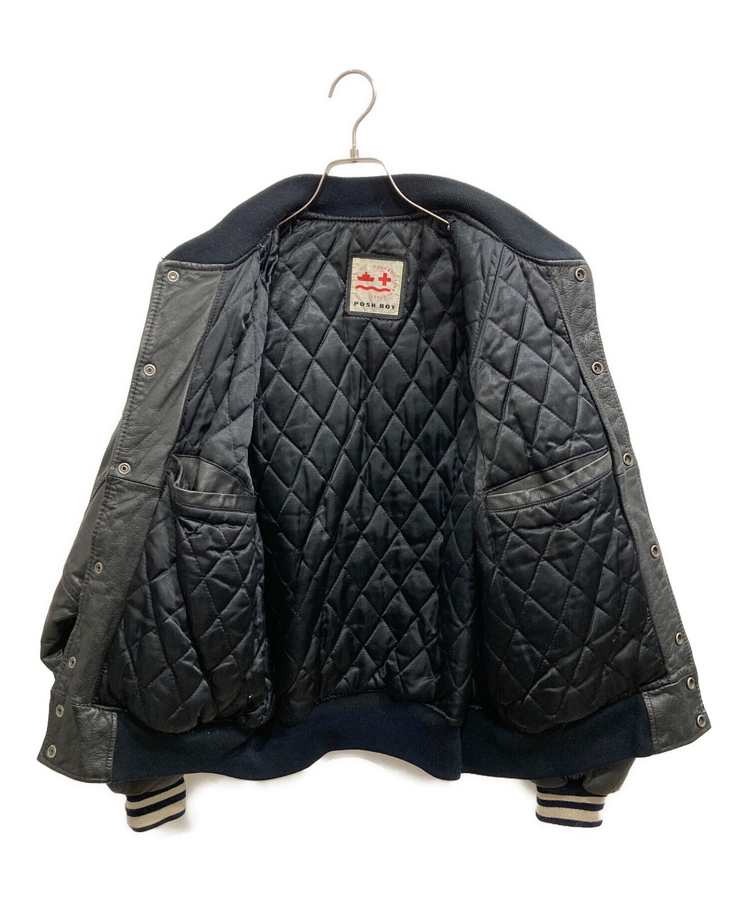 中古・古着通販】POSH BOY (ポッシュボーイ) カウレザースタジャン