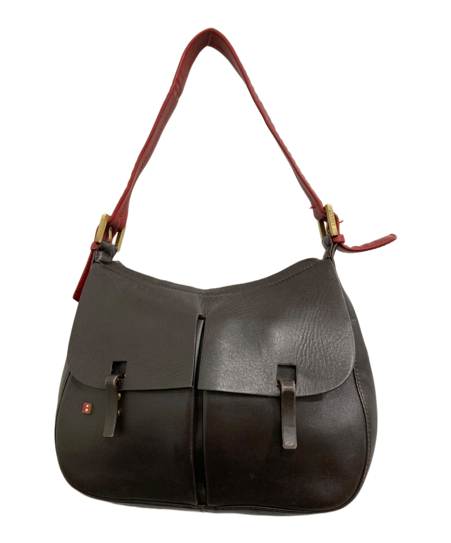 中古・古着通販】BALLY (バリー) ワンショルダーバッグ ブラウン