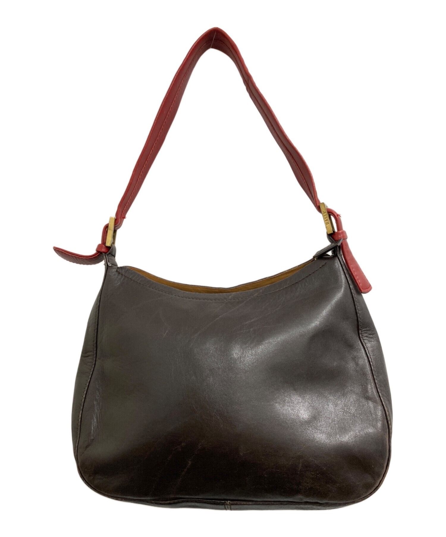 美品 BALLY バリー レザー ゴールド金具 ワンショルダー バッグ ブラウン レディース ブランド 鞄 a6373 未使用級 美品 タグ付き BALLY バリー 本革 ショルダーバッグ ワン