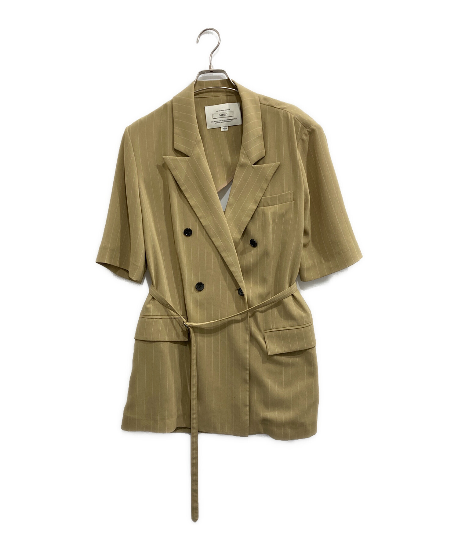 中古・古着通販】AMERI (アメリ) BACK CURTAIN OPEN HS JACKET