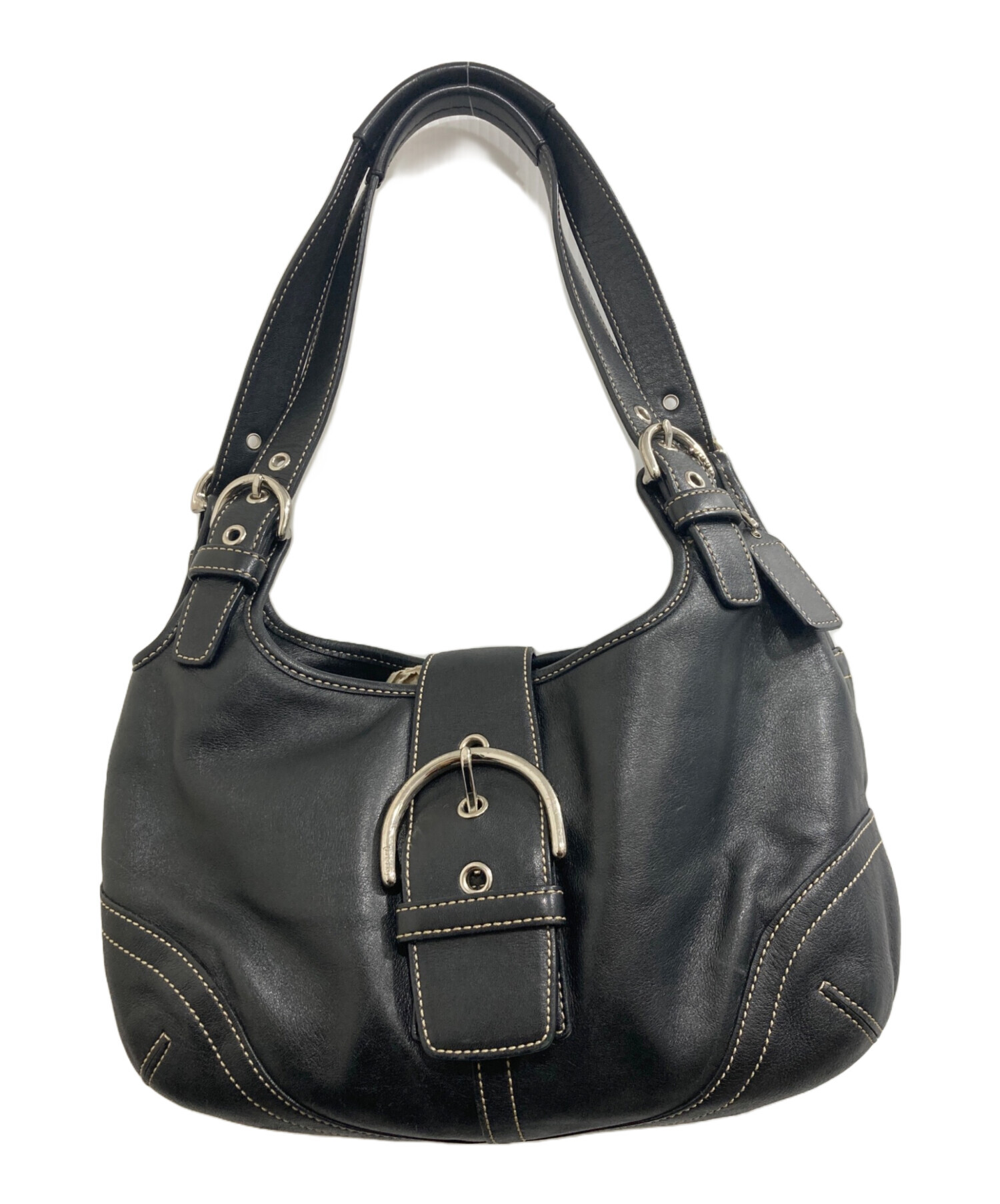 中古・古着通販】COACH (コーチ) ソーホー ハンドバッグ ブラック 