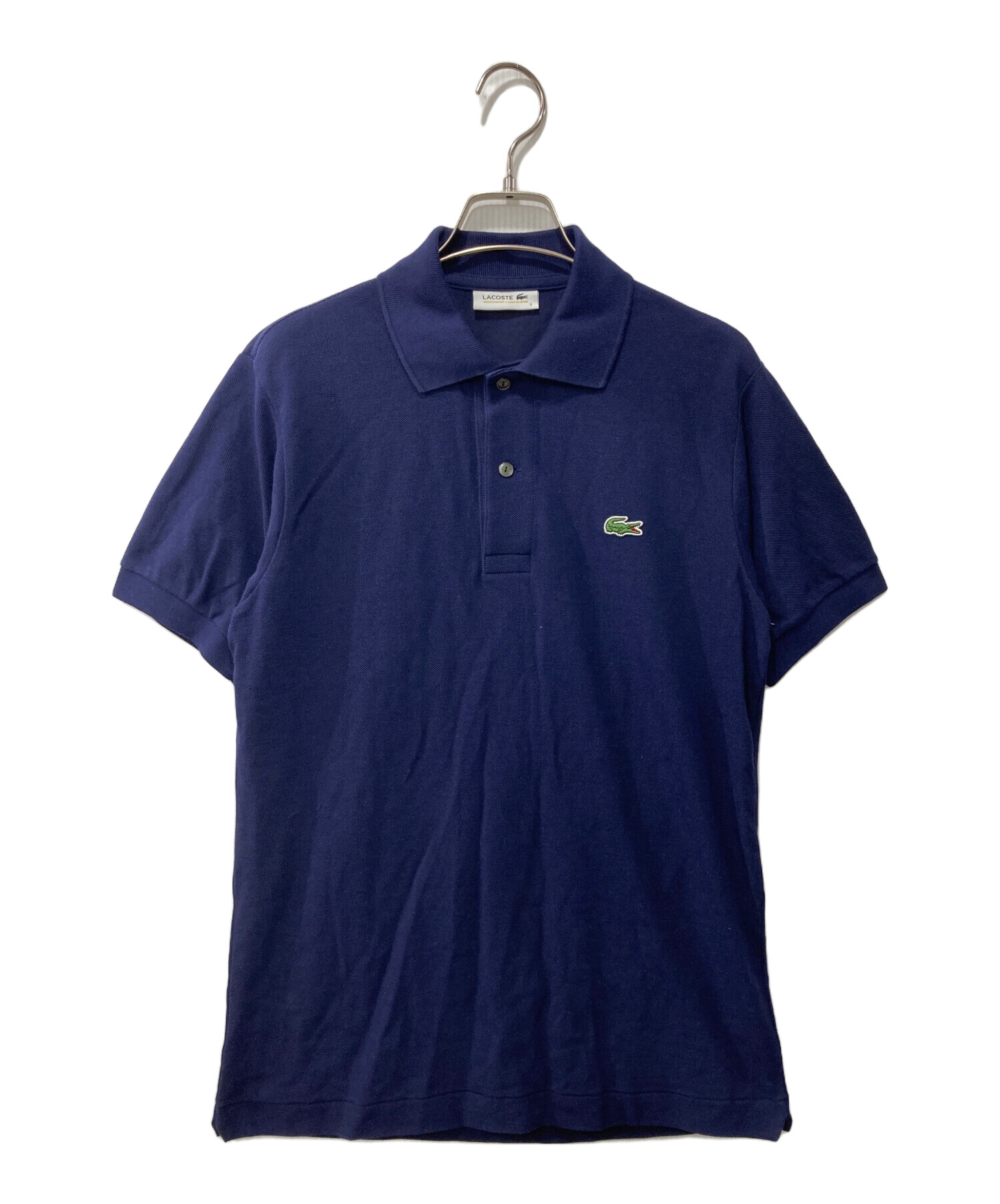 フレラコ　未使用Lacoste ネイビー ポロシャツ サイズ3 中古・古着通販】LACOSTE (ラコステ) クラシックフィットポロシャツ