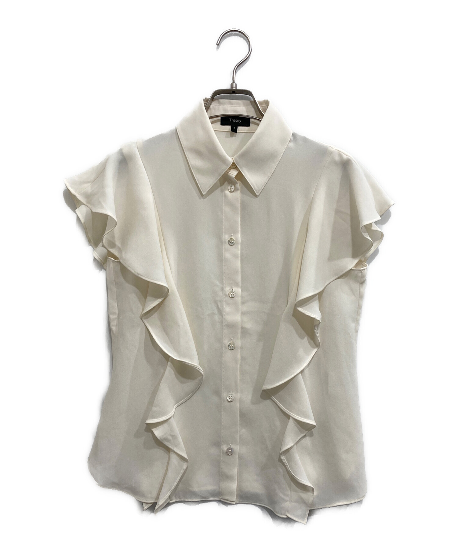 中古・古着通販】theory (セオリー) PRIME GGT BD RUFFLE TOP/ラッフル
