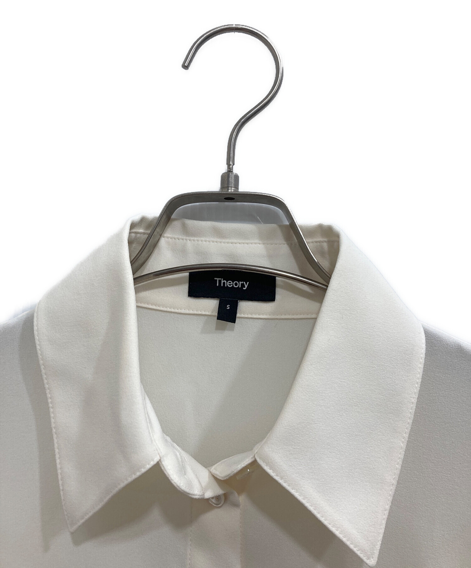 中古・古着通販】theory (セオリー) PRIME GGT BD RUFFLE TOP/ラッフル